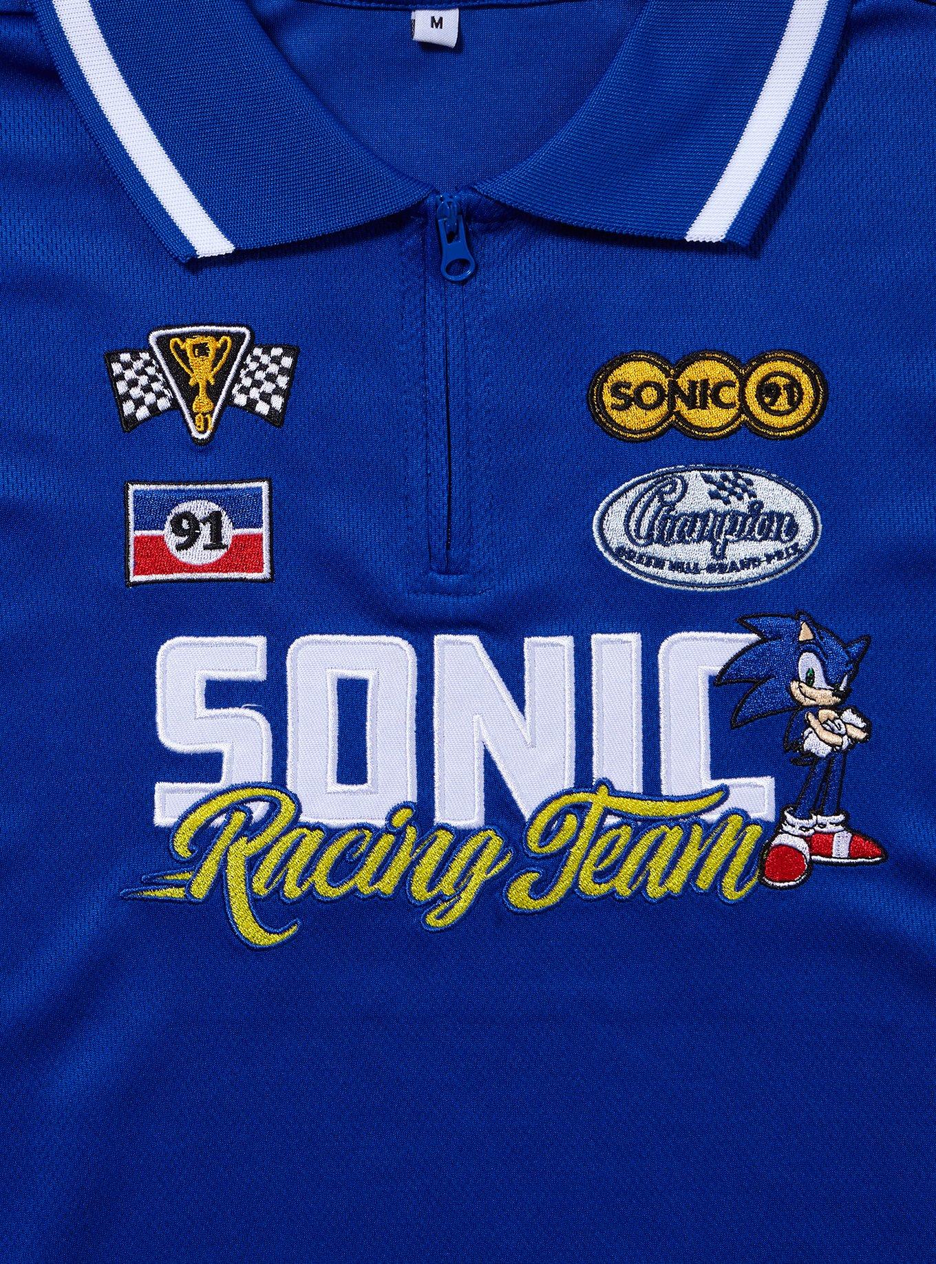 Sonic the Hedgehog Racing Youth Soccer Jersey - BoxLunch Exclusive, DARK BLUE, alternate