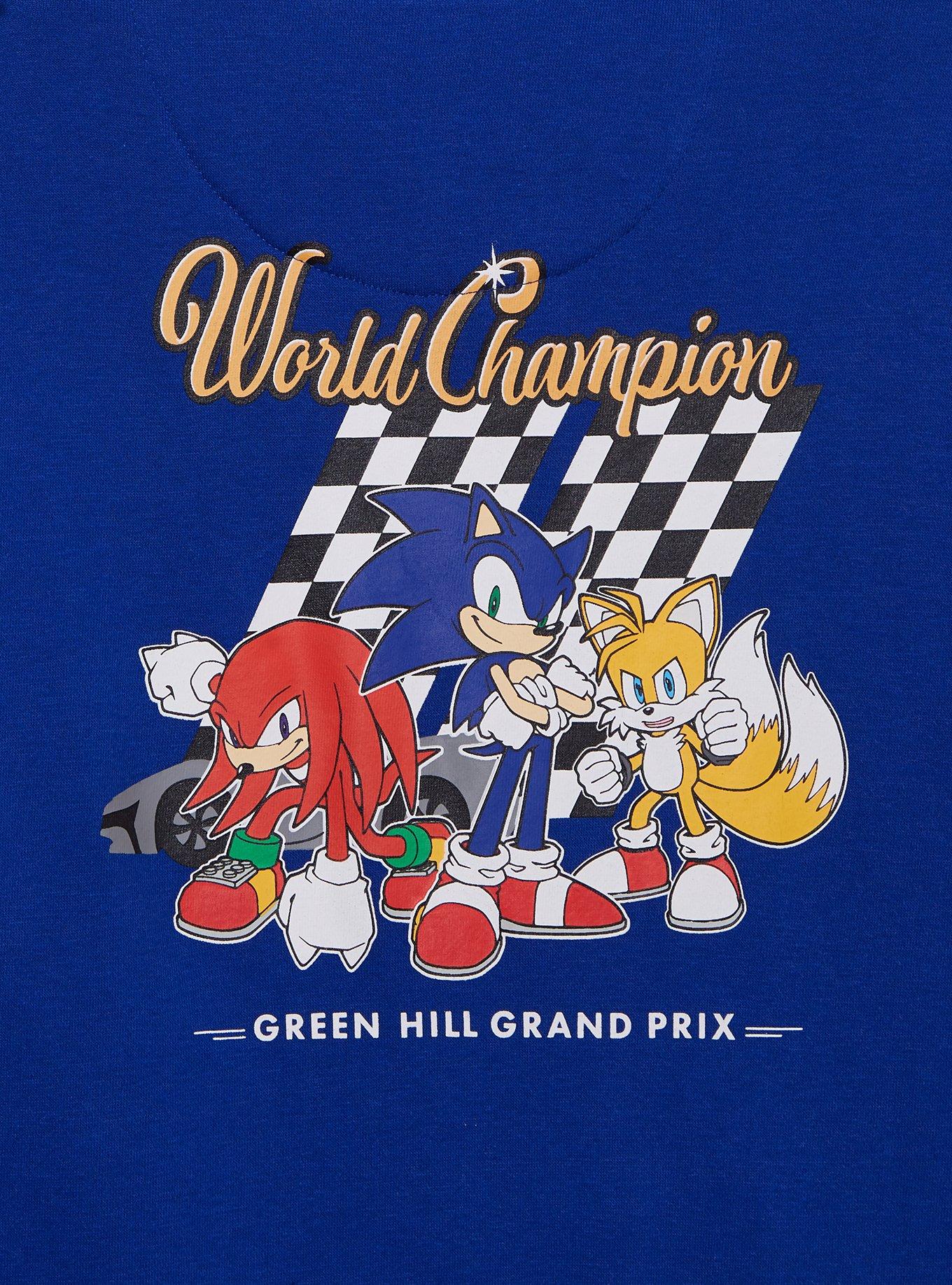 Sonic the Hedgehog Hooded Youth Bomber Jacket &mdash; BoxLunch Exclusive, MULTI, alternate