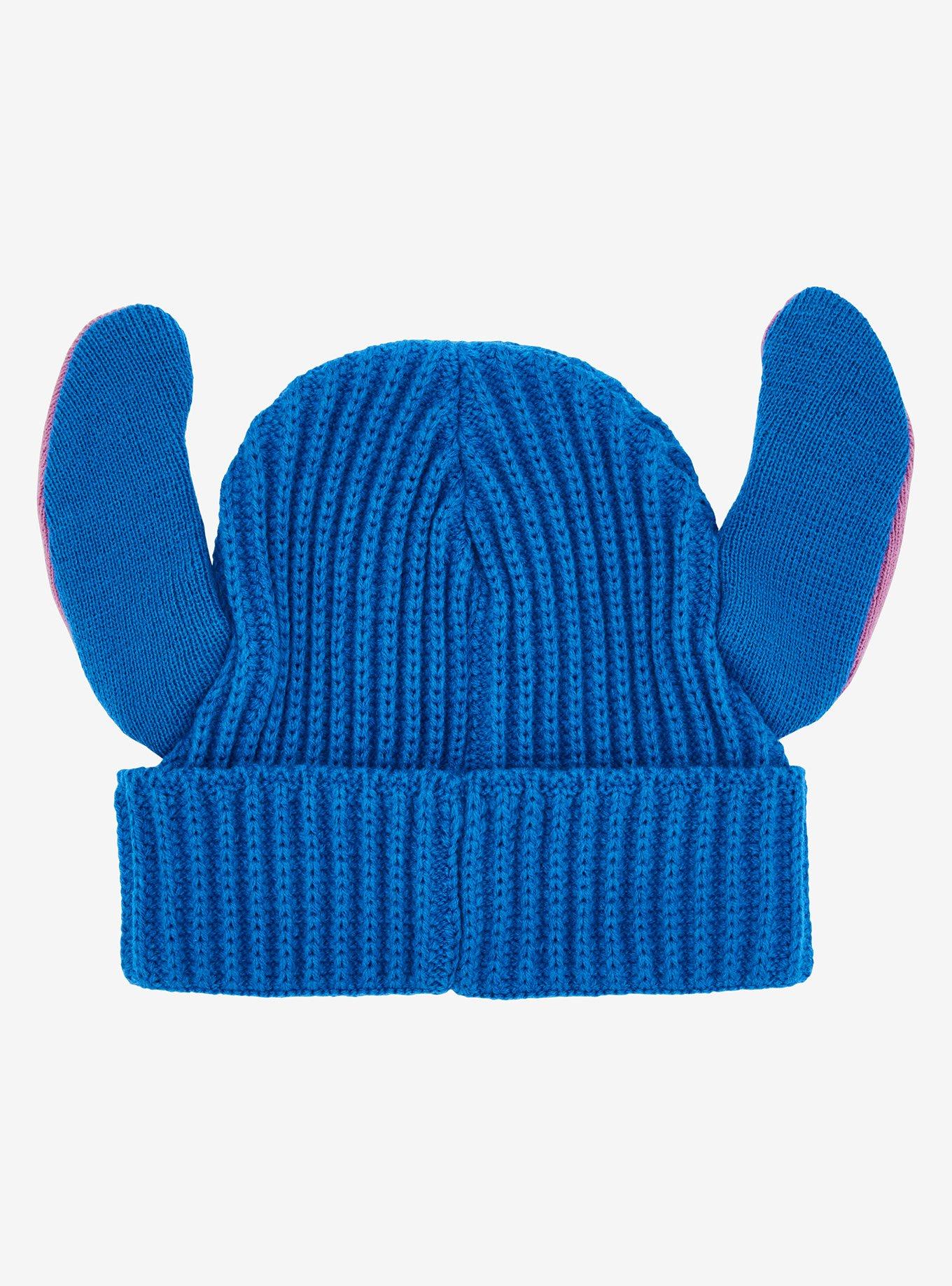 Disney Lilo & Stitch Figural Stitch Ears Youth Knit Beanie — BoxLunch Exclusive, , alternate