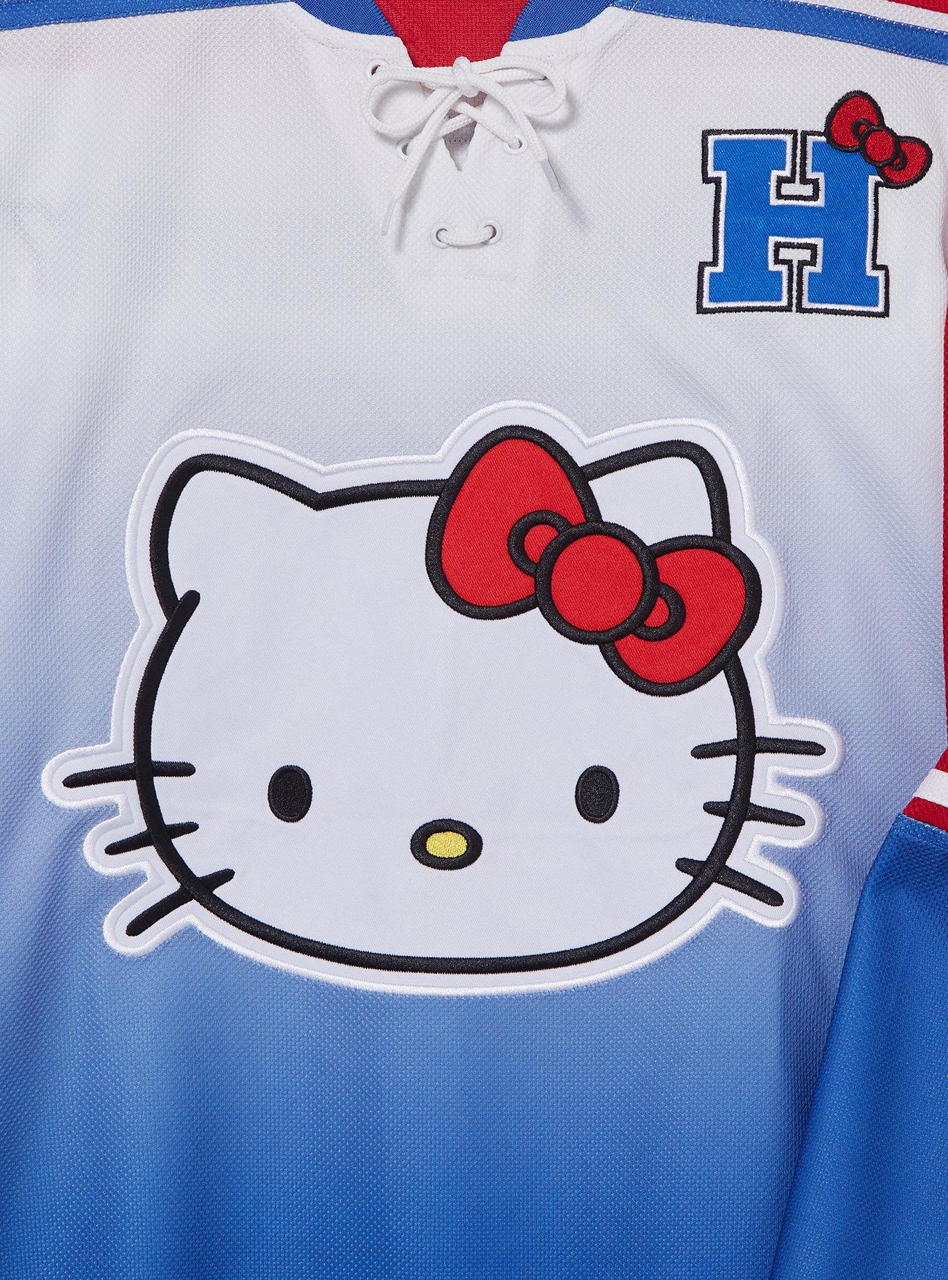 Sanrio Hello Kitty Gradient Hockey Jersey — BoxLunch Exclusive, , hi-res