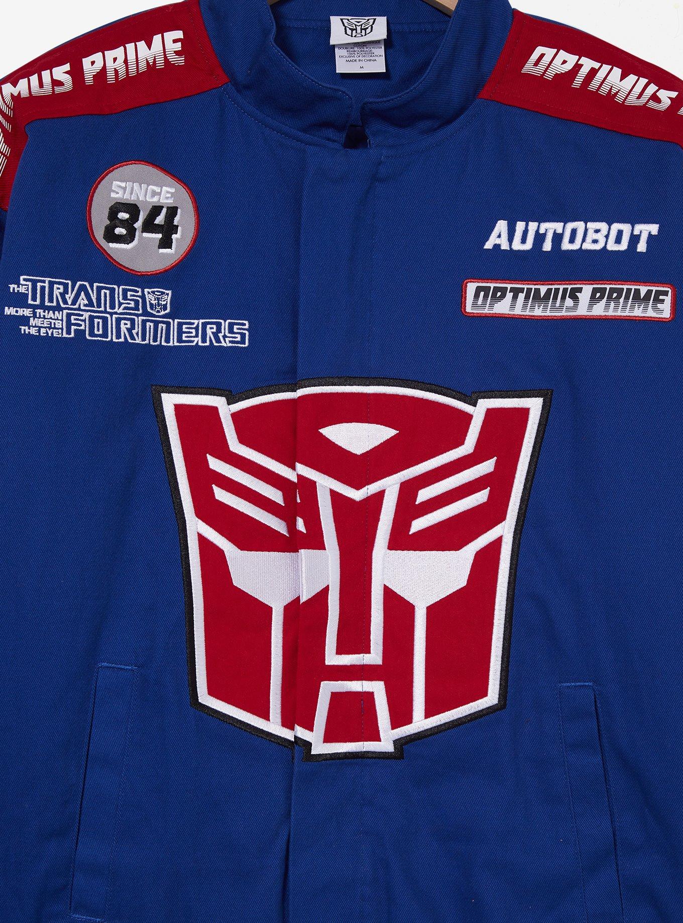 Transformers Optimus Prime Racing Jacket - BoxLunch Exclusive, RED  NAVY, alternate