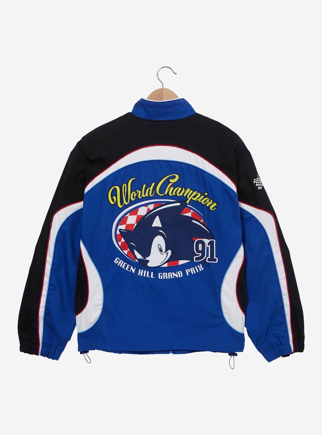 Sonic the Hedgehog Sonic Racing Team Moto Racing Jacket - BoxLunch Exclusive, , hi-res