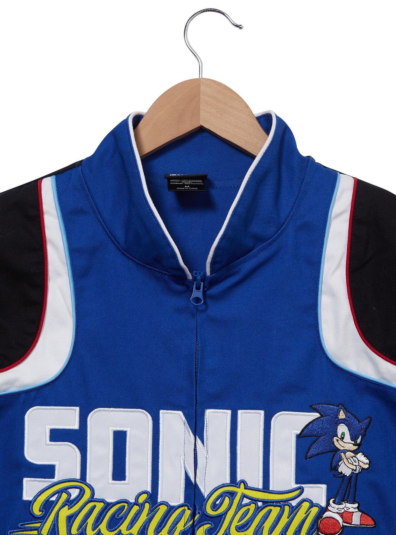 Sonic the Hedgehog Sonic Racing Team Moto Racing Jacket - BoxLunch Exclusive, ROYAL BLUE, alternate