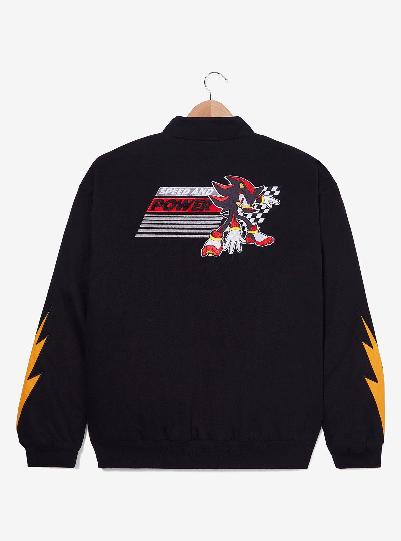 Sonic the Hedgehog Shadow Flaming Racing Jacket — BoxLunch Exclusive, BLACK, alternate
