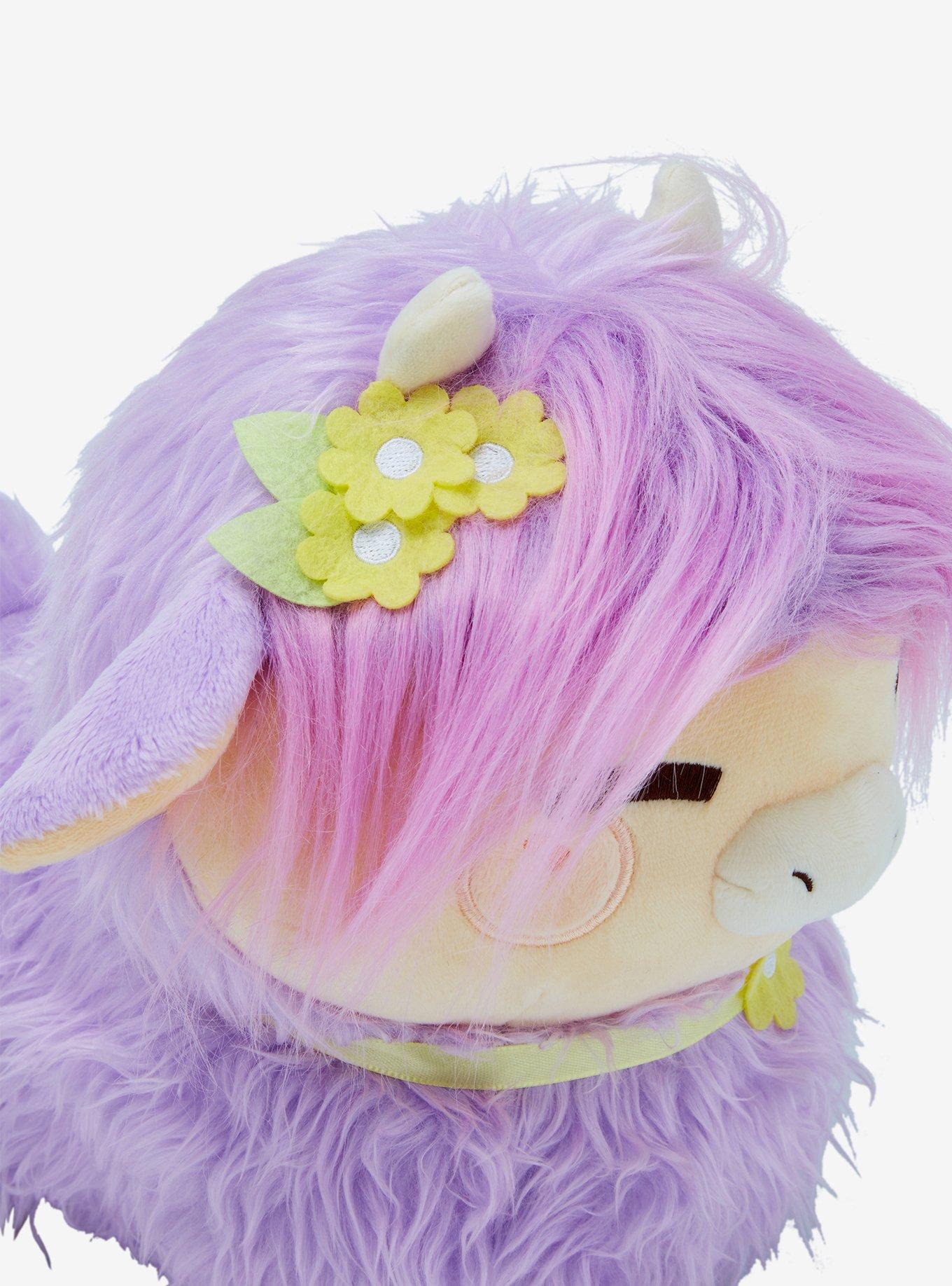 Honeymaru Lavender Long-Haired Cow Plush, , alternate