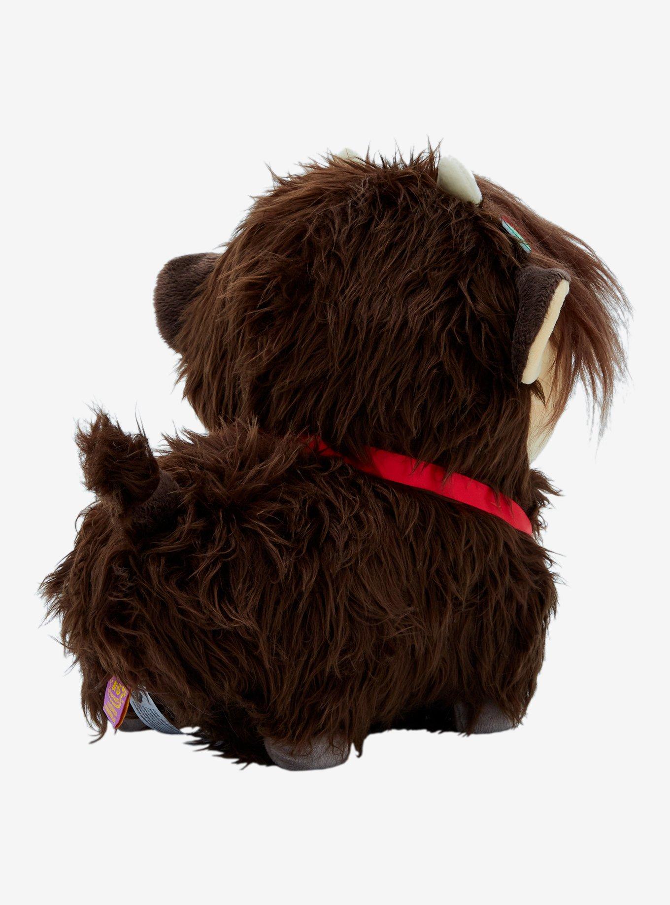 Honeymaru Brown Cherry Goth Long-Haired Cow Plush, , alternate