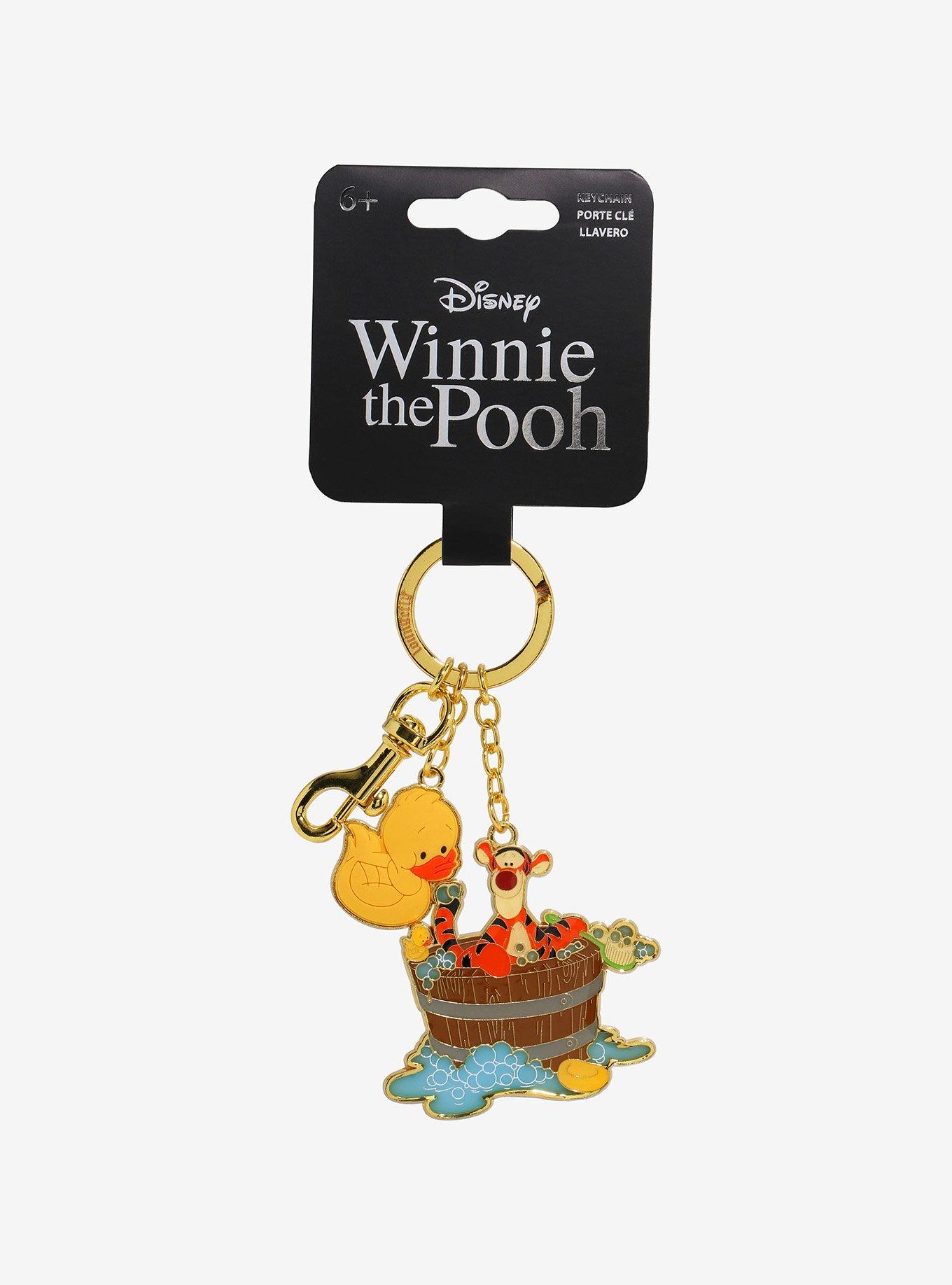 Loungefly Disney Winnie the Pooh Tigger Bathtime Multi-Charm Keychain - BoxLunch Exclusive, , hi-res