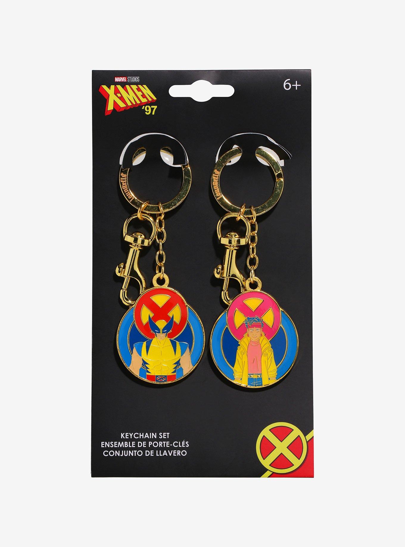 Marvel X-Men '97 Wolverine & Jubilee Keychain Set - BoxLunch Exclusive, , hi-res