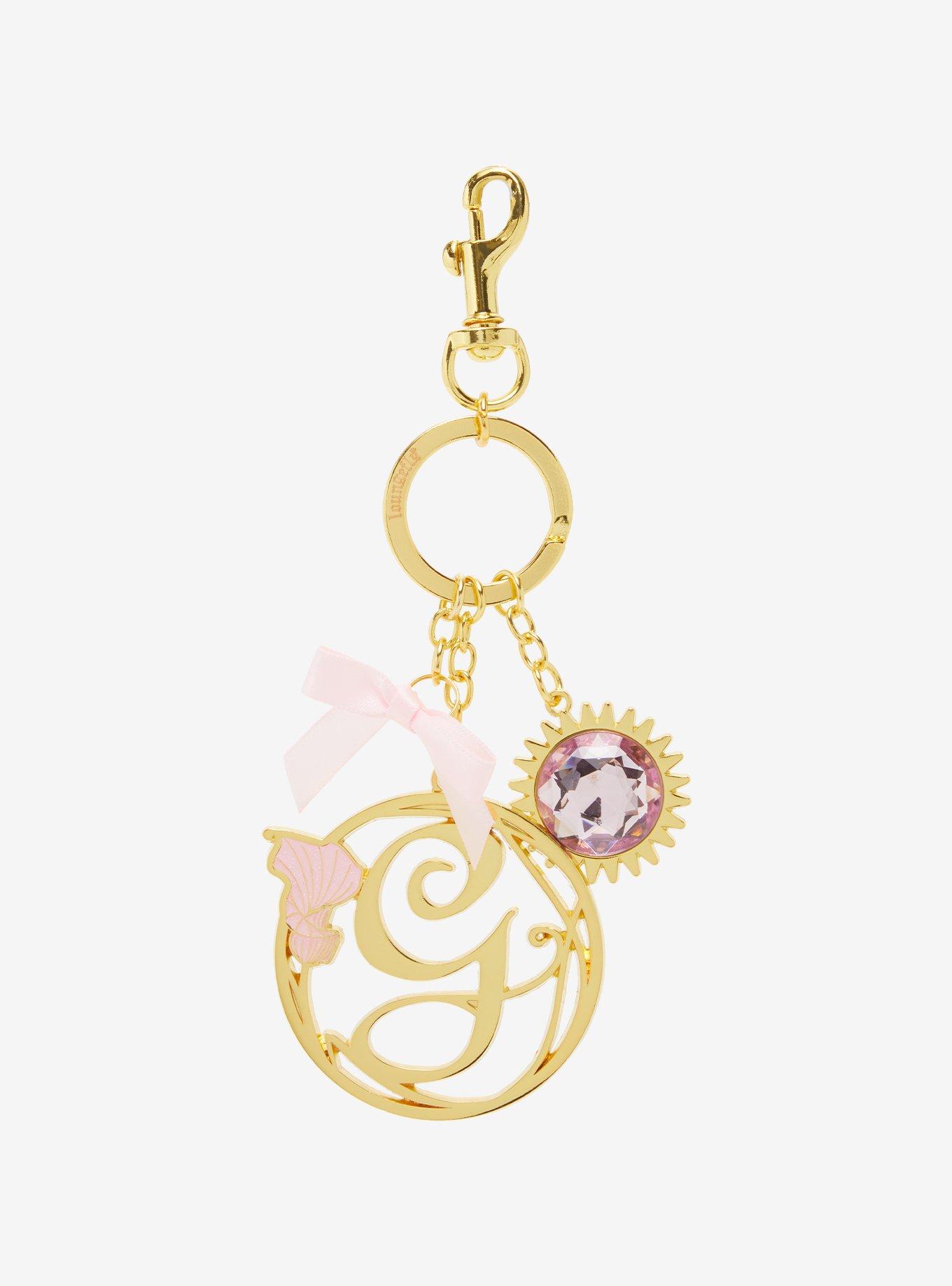 Loungefly Wicked Glinda Initial Multi-Charm Keychain - BoxLunch Exclusive, , hi-res