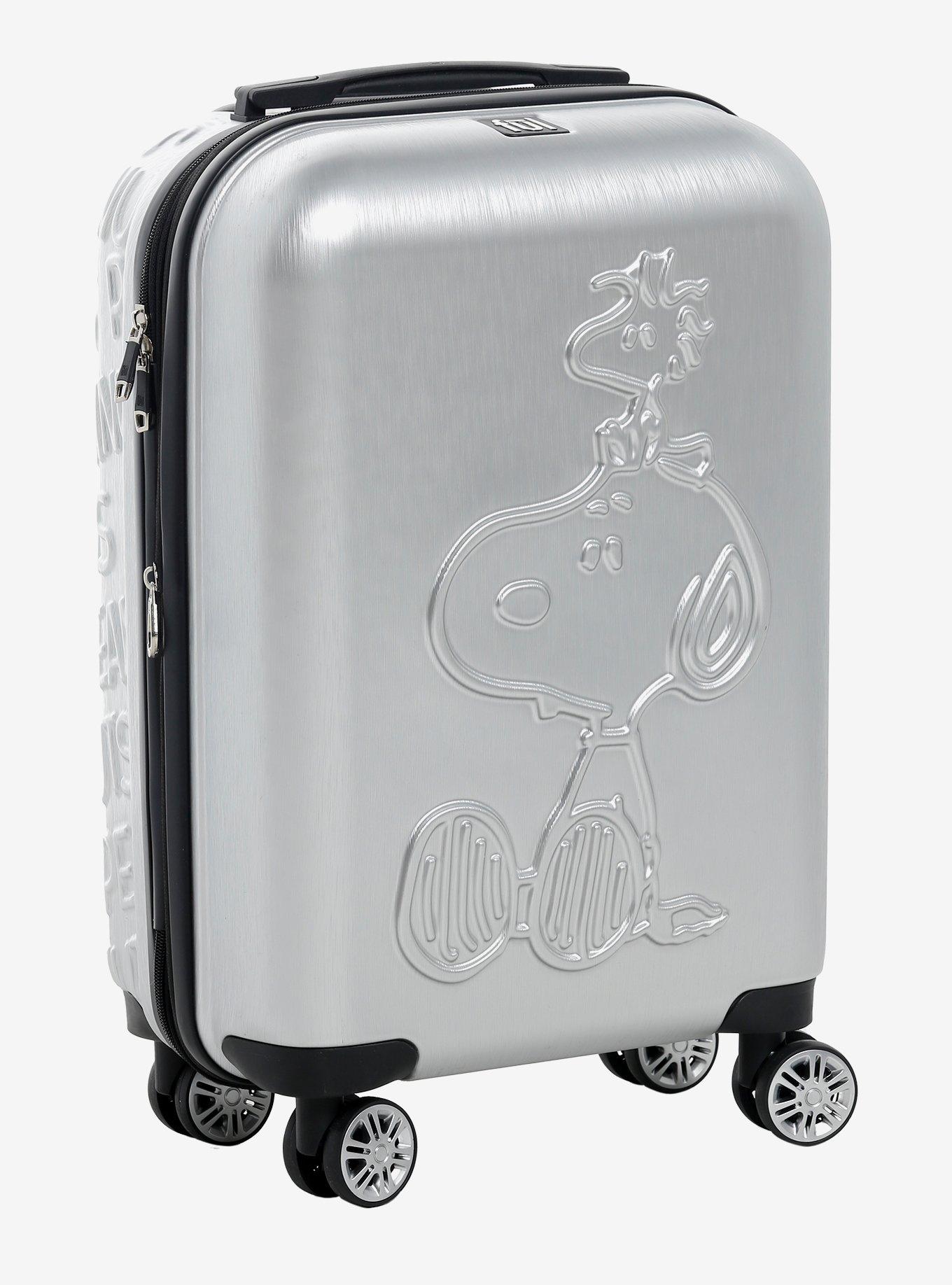 FUL Peanuts Snoopy & Woodstock Silver Suitcase, , alternate