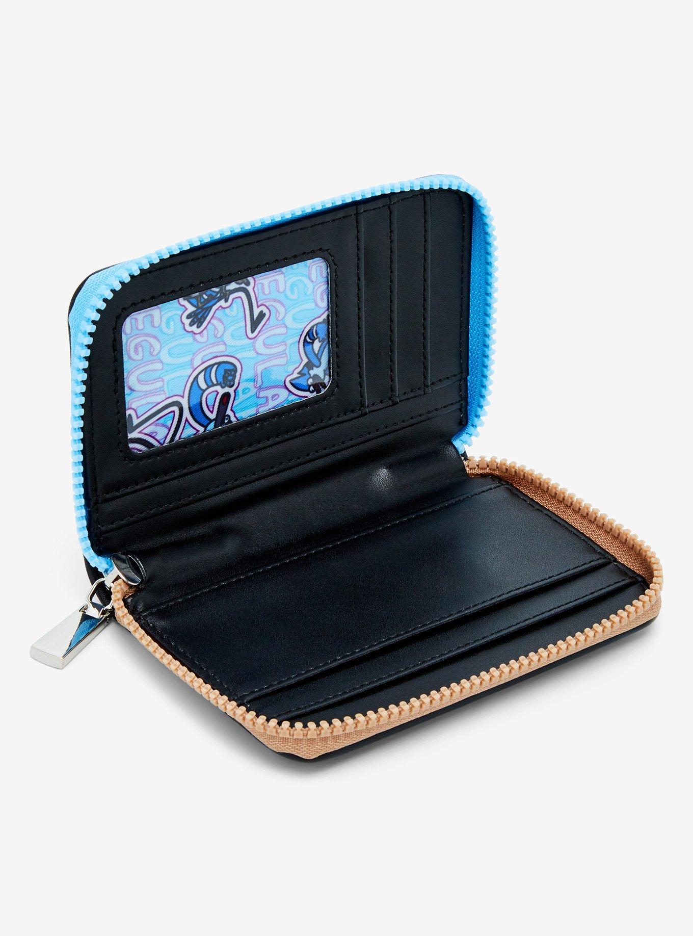 Regular Show Mordecai & Rigby Embroidered Zip Wallet — BoxLunch Exclusive