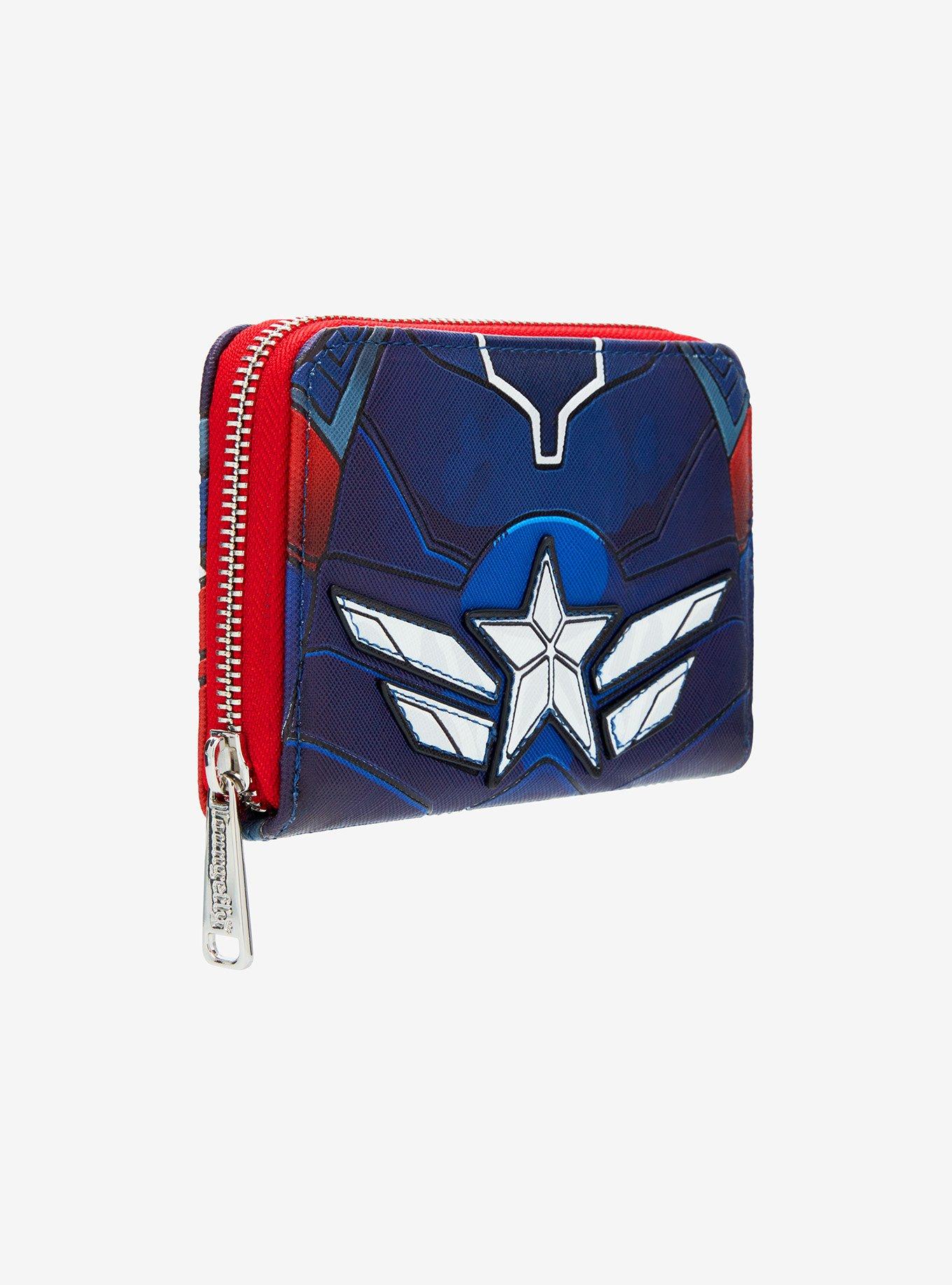Loungefly Marvel Captain America: Brave New World Costume Mini Zipper Wallet, , alternate