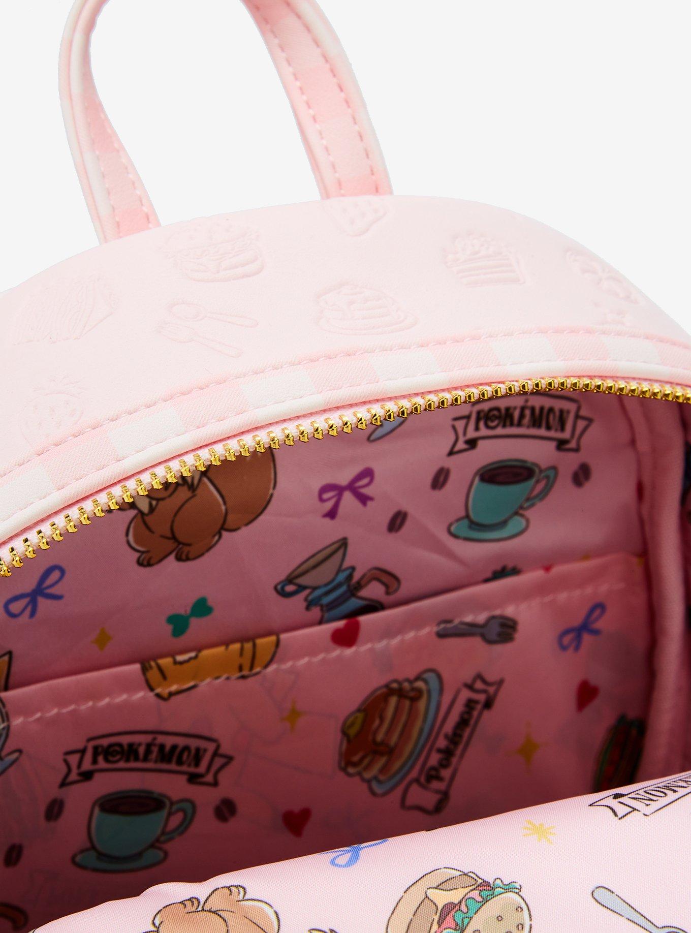 Loungefly Pokemon Pikachu & Eevee Snacks Mini Backpack, , alternate