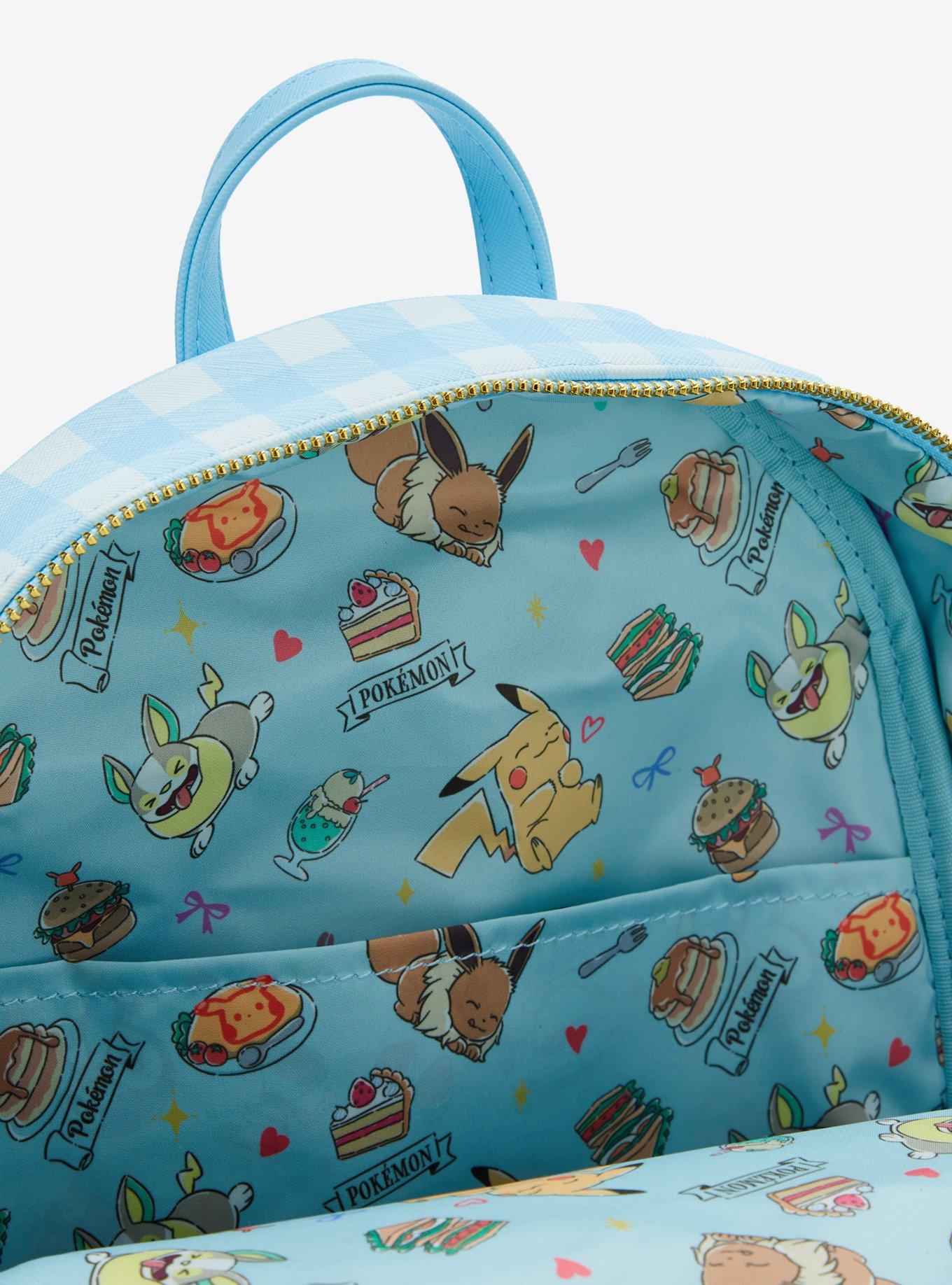 Loungefly Pokemon Snacks Gingham Mini Backpack, , alternate