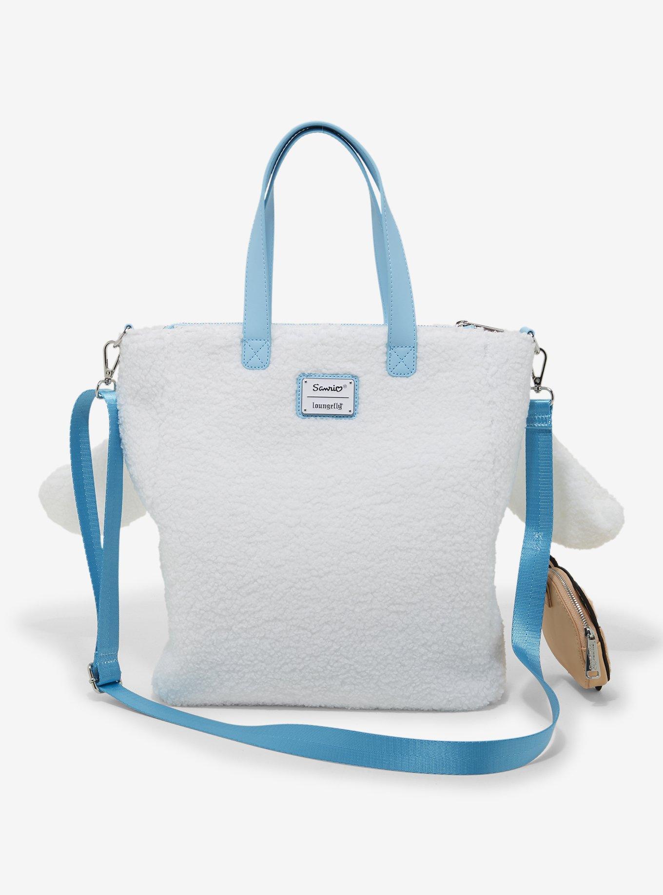 Loungefly Cinnamoroll Figural Sherpa Tote Bag With Coin Pouch, , alternate