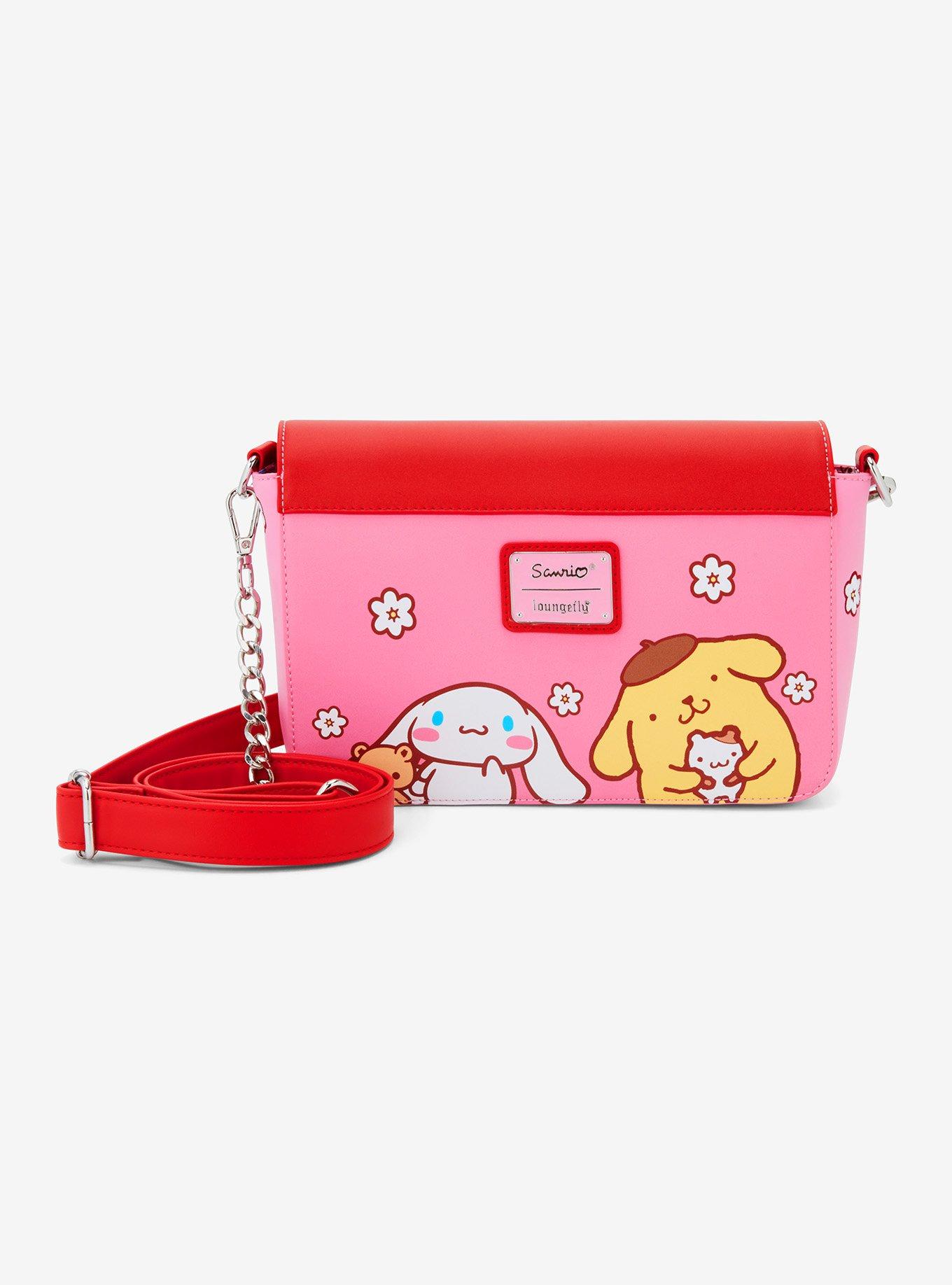 Loungefly Hello Kitty And Friends Pink & Red Crossbody Bag, , alternate