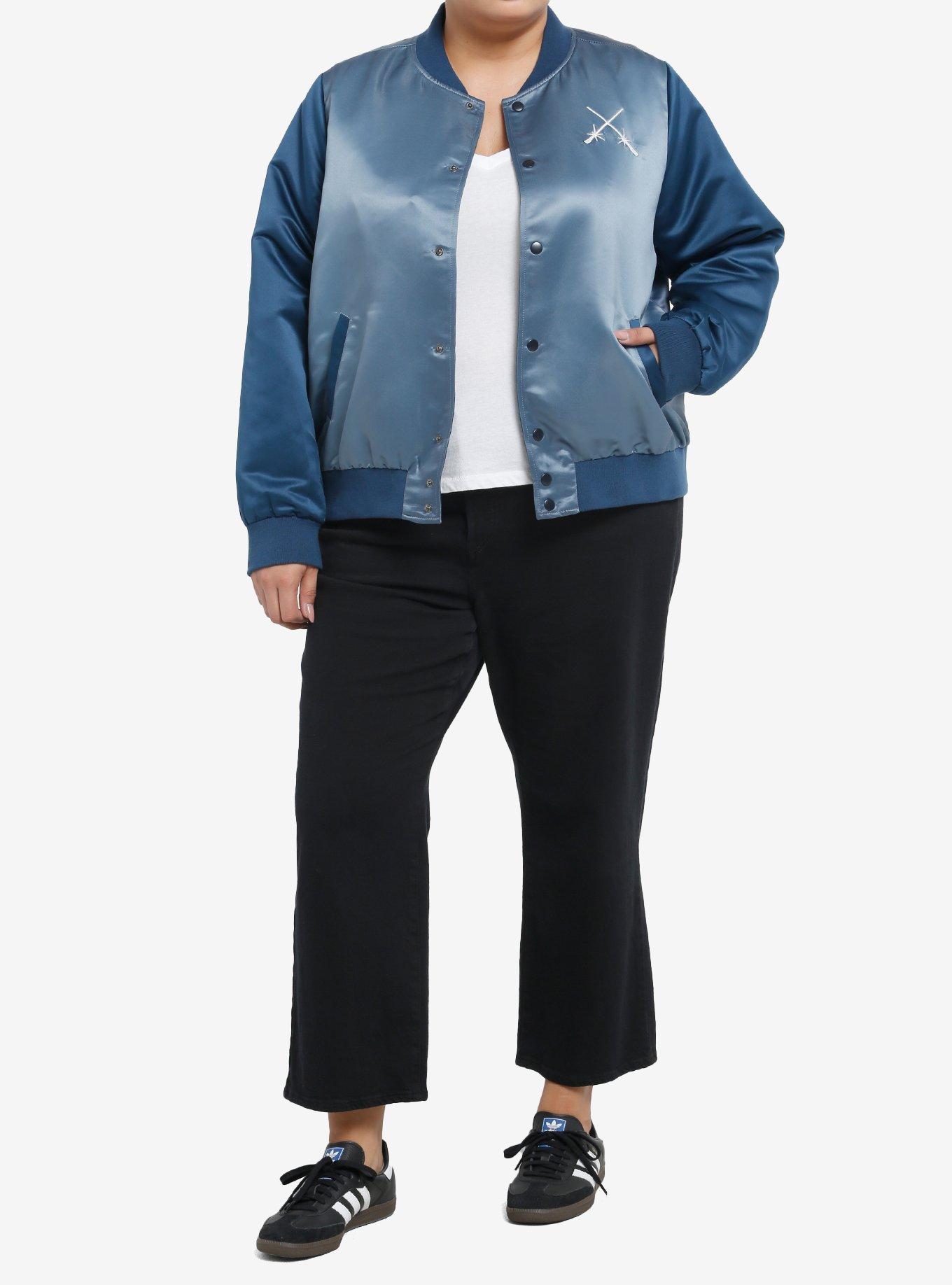 Her Universe Star Wars Anakin & Ahsoka Bomber Jacket Plus Size Her Universe Exclusive, MULTI, alternate