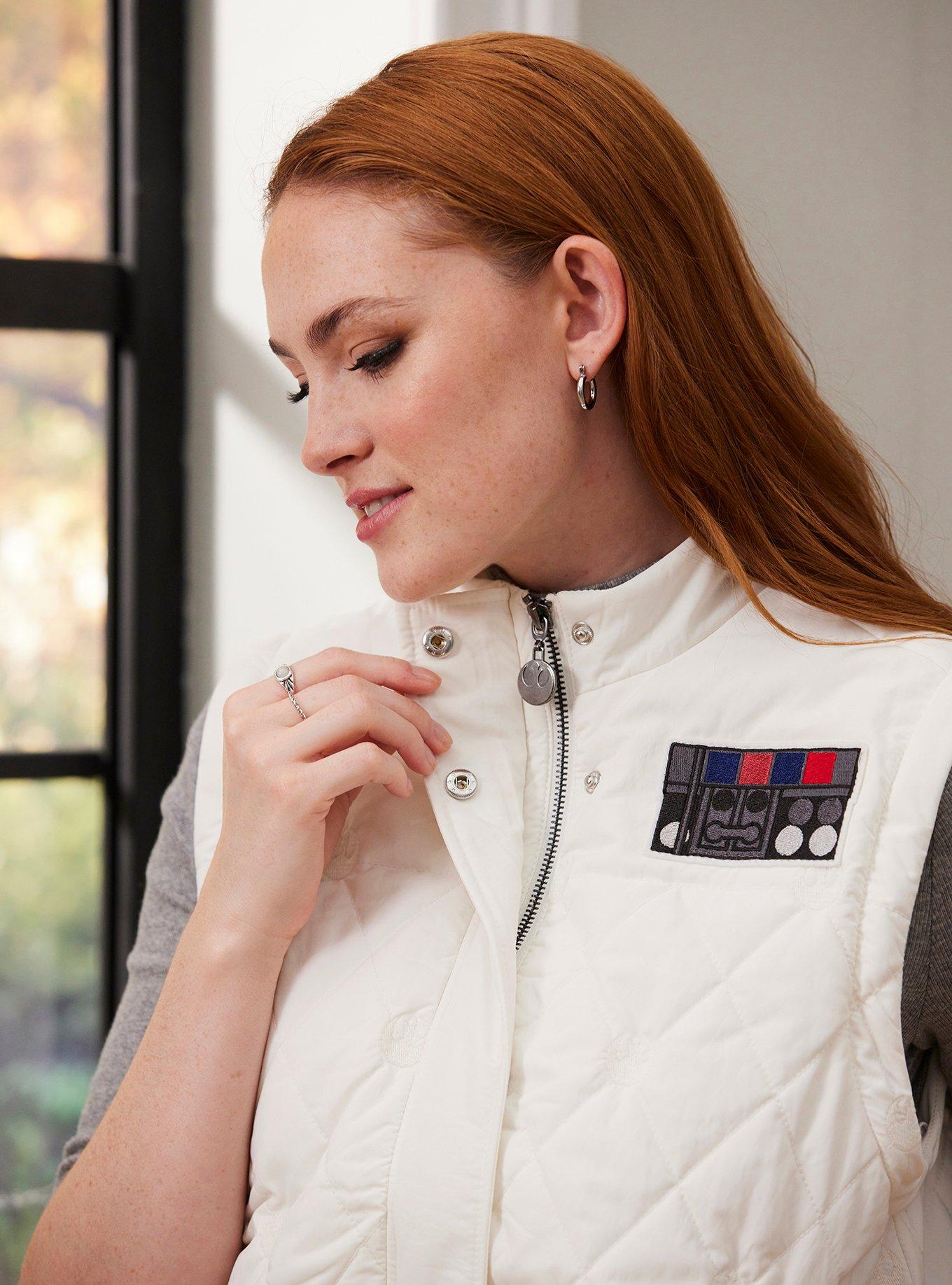 Her Universe Star Wars Leia Hoth Puffer Jacket Her Universe Exclusive, IVORY, alternate