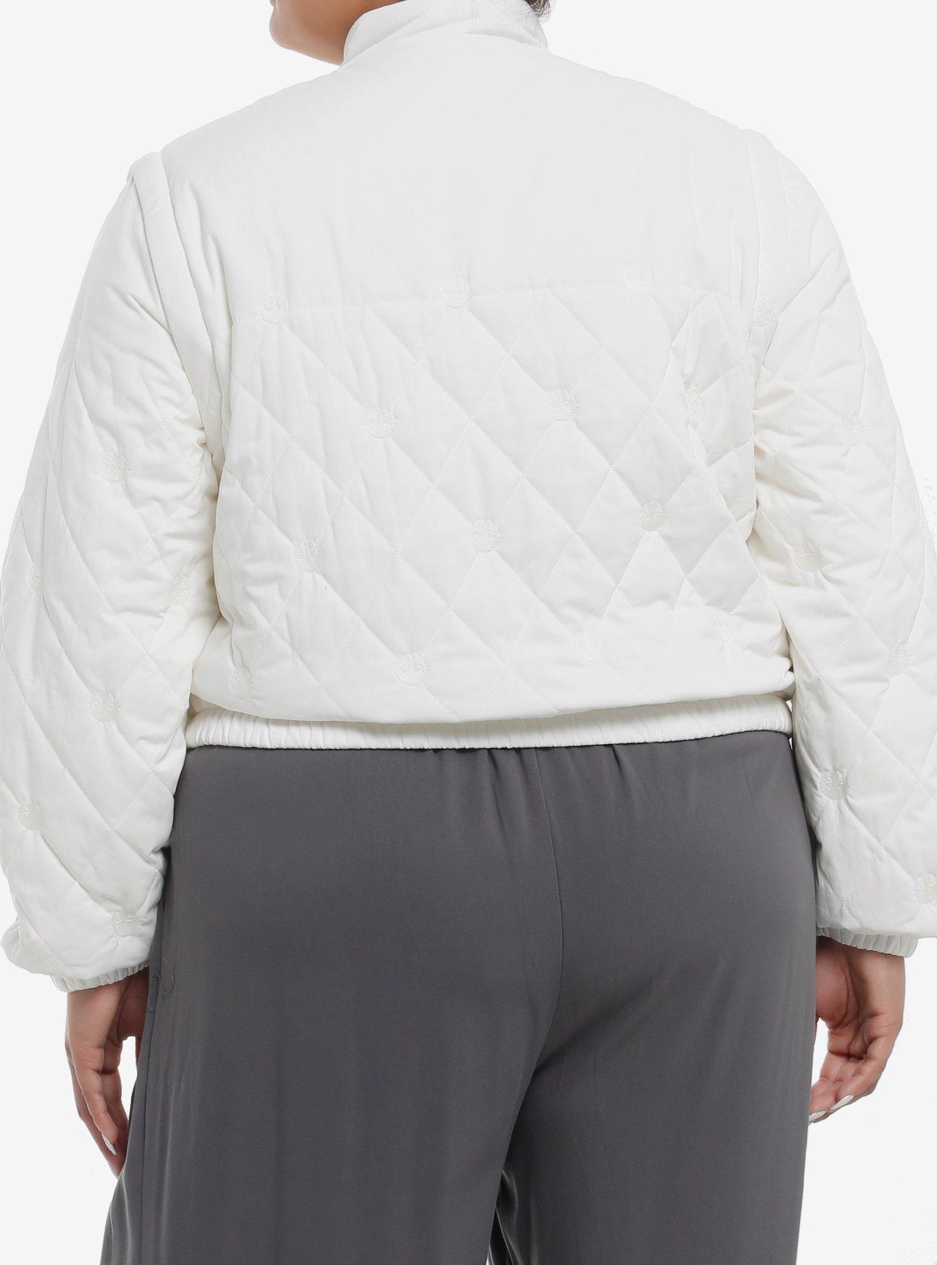 Her Universe Star Wars Leia Hoth Puffer Jacket Plus Size Her Universe Exclusive, IVORY, alternate