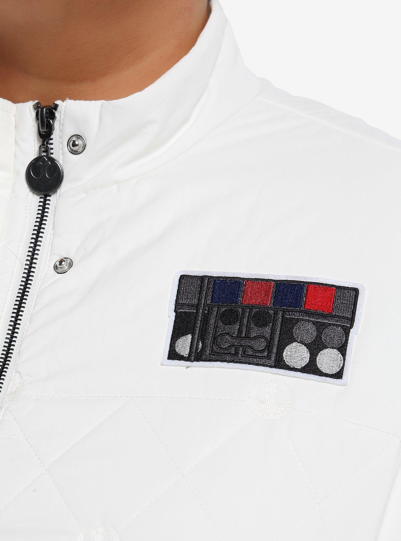 Her Universe Star Wars Leia Hoth Puffer Jacket Plus Size Her Universe Exclusive, IVORY, alternate