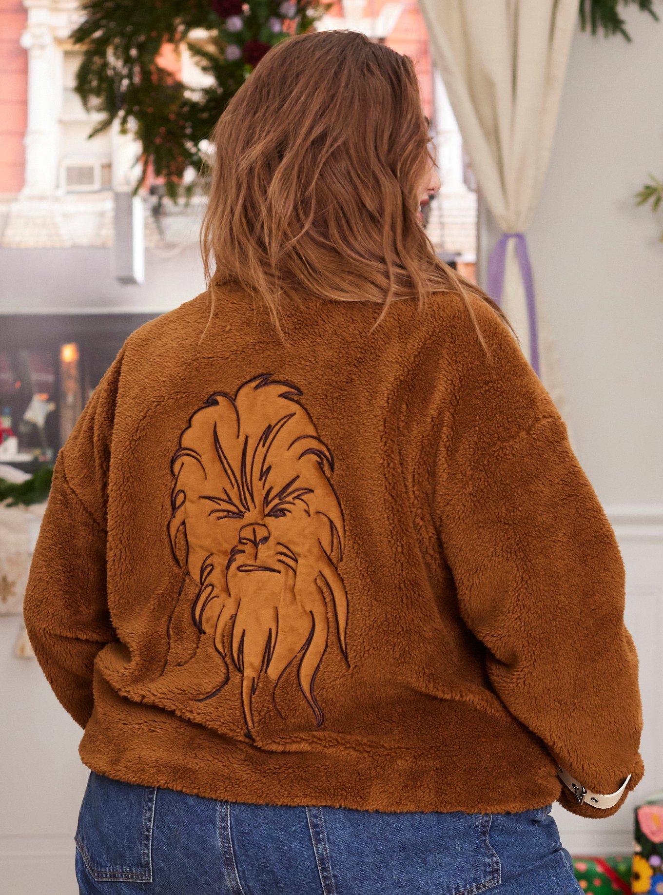 Her Universe Star Wars Chewbacca Sherpa Reversible Jacket Plus Size Her Universe Exclusive, , hi-res