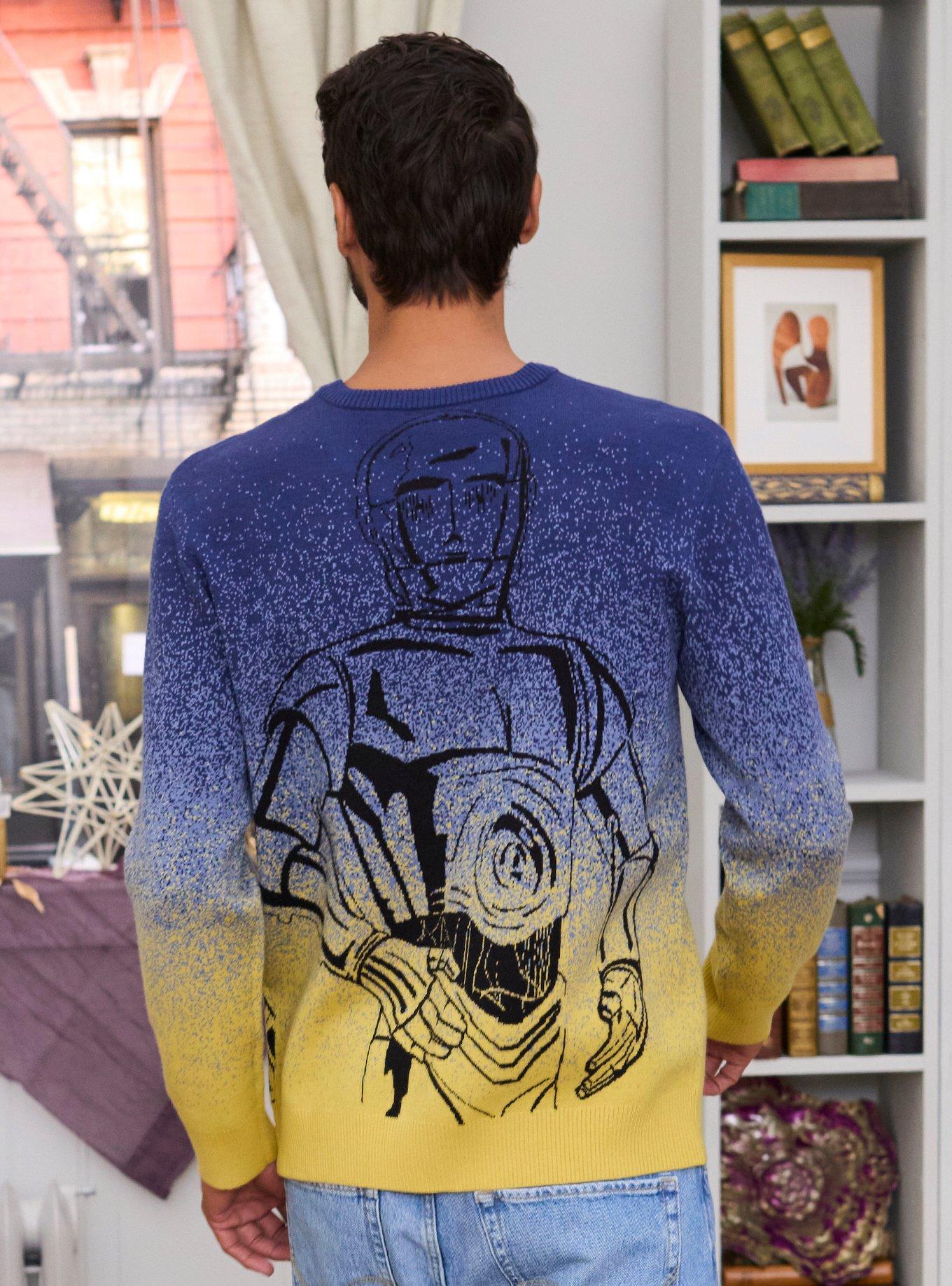 Our Universe Star Wars R2-D2 & C-3PO Intarsia Sweater Our Universe Exclusive, MULTI, alternate