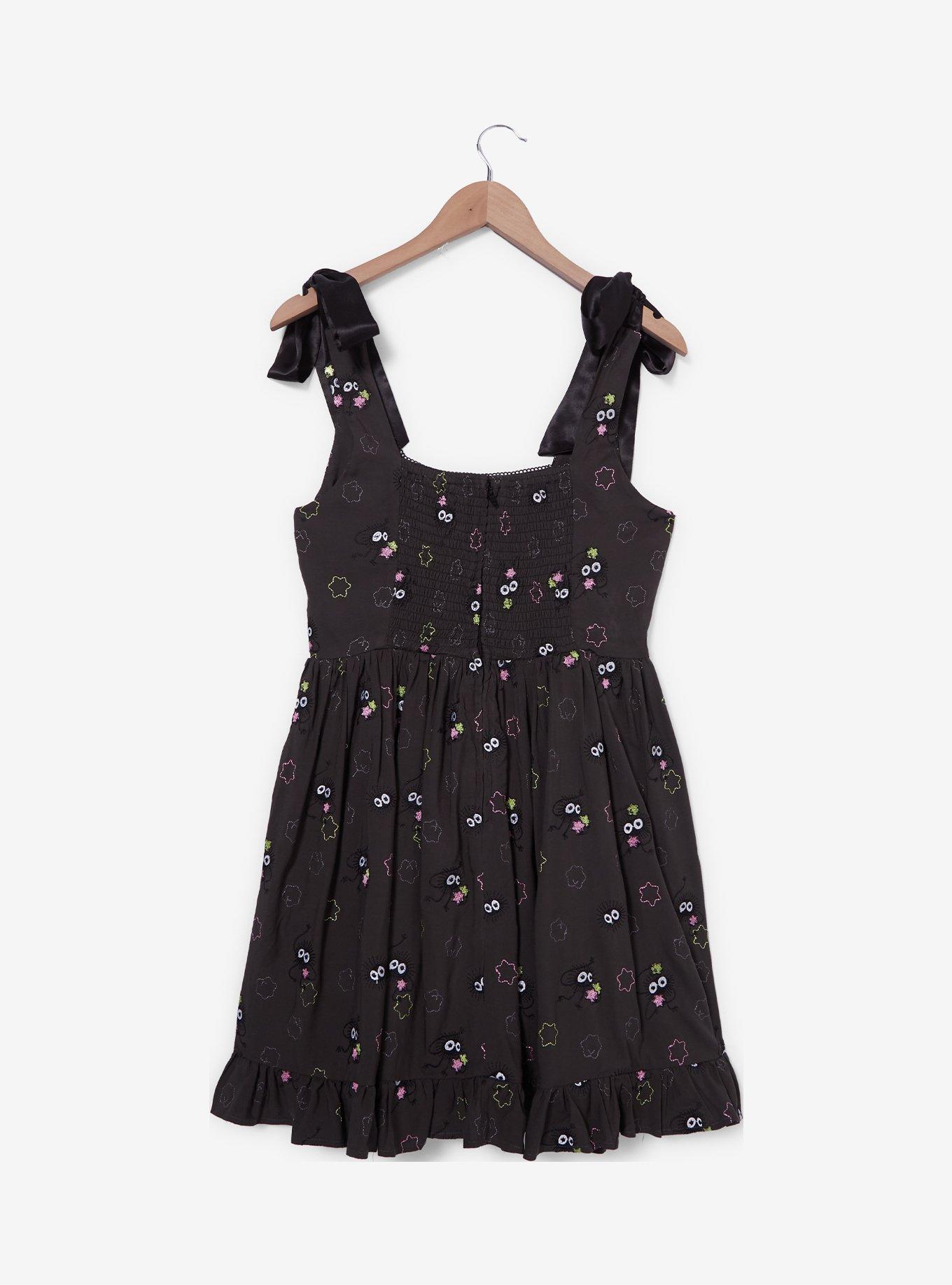 Her Universe Studio Ghibli Spirited Away Soot Sprites Allover Print Tank Dress — BoxLunch Exclusive, BLACK, alternate