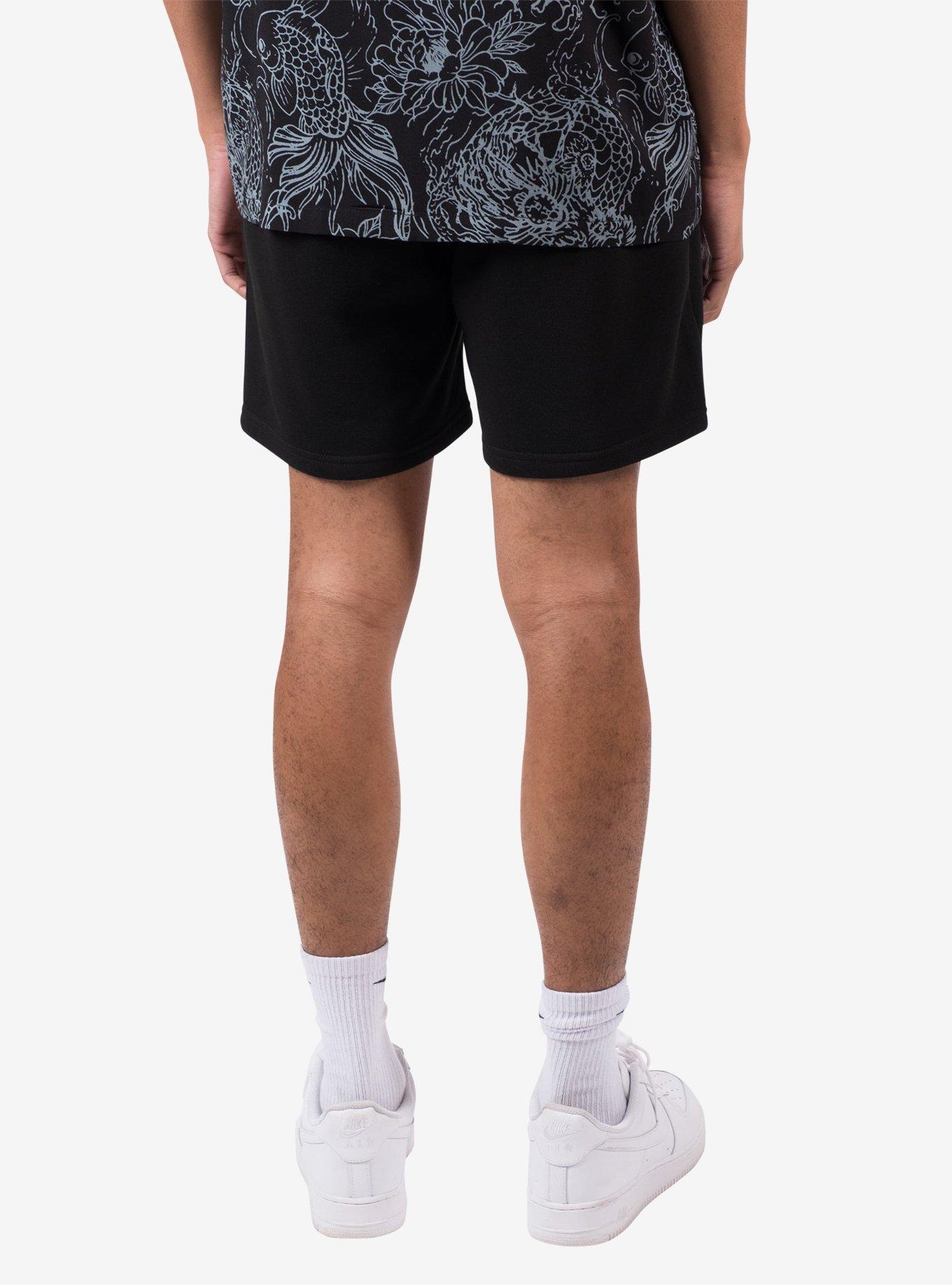 Black Heat Seal Zip Pocket Short, BLACK, alternate