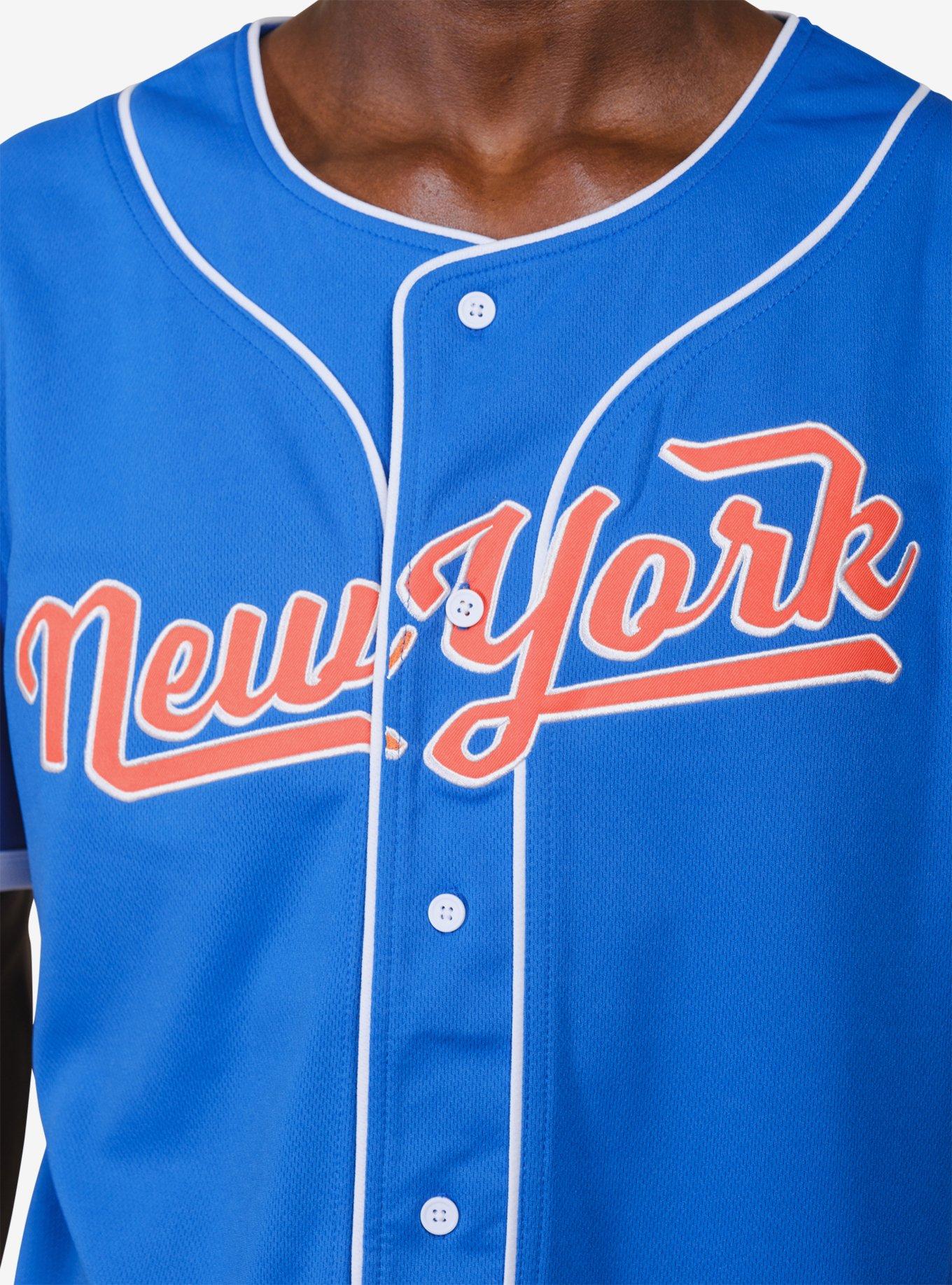 NY Excelsior Royal Blue Baseball Jersey, BLUE, alternate