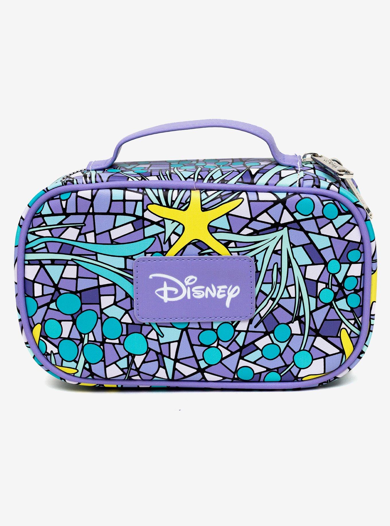 Buckle-Down Disney The Little Mermaid Ariel Stained Glass Makeup Bag, , alternate