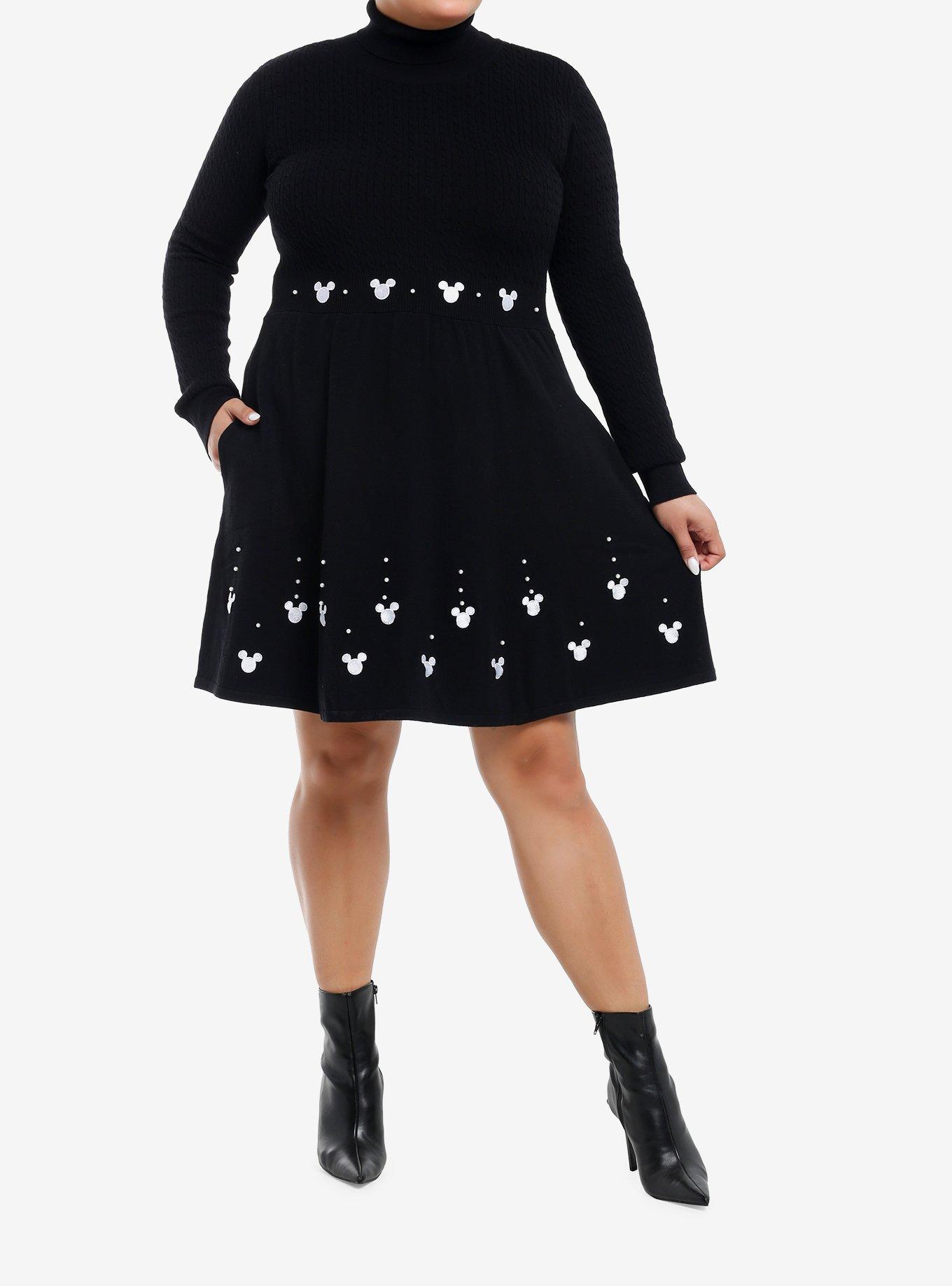 Her Universe Disney Mickey Mouse Sweater Dress Plus Size Her Universe Exclusive, , hi-res