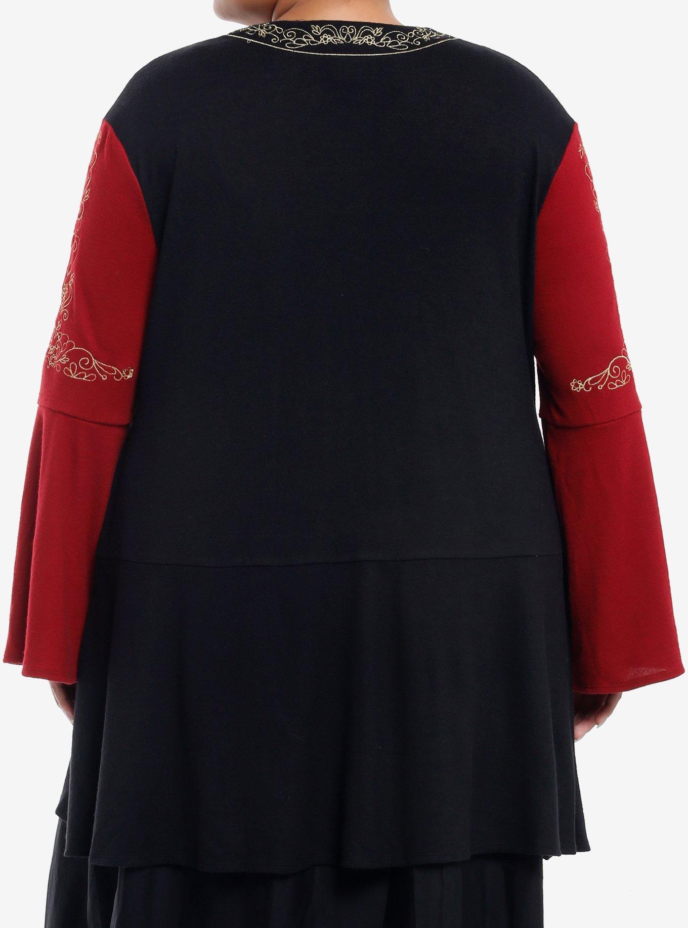 Her Universe The Lord Of The Rings Arwen Color-Block Drape Cardigan Plus Size Her Universe Exclusive, MULTI, alternate