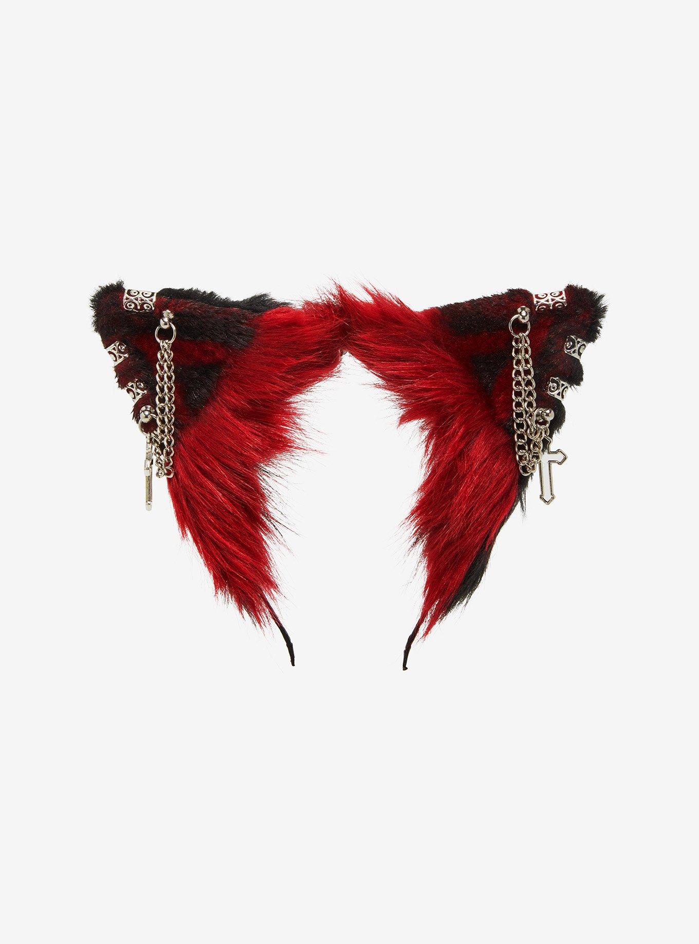 Social Collision Chain Cat Ear Headband, , hi-res