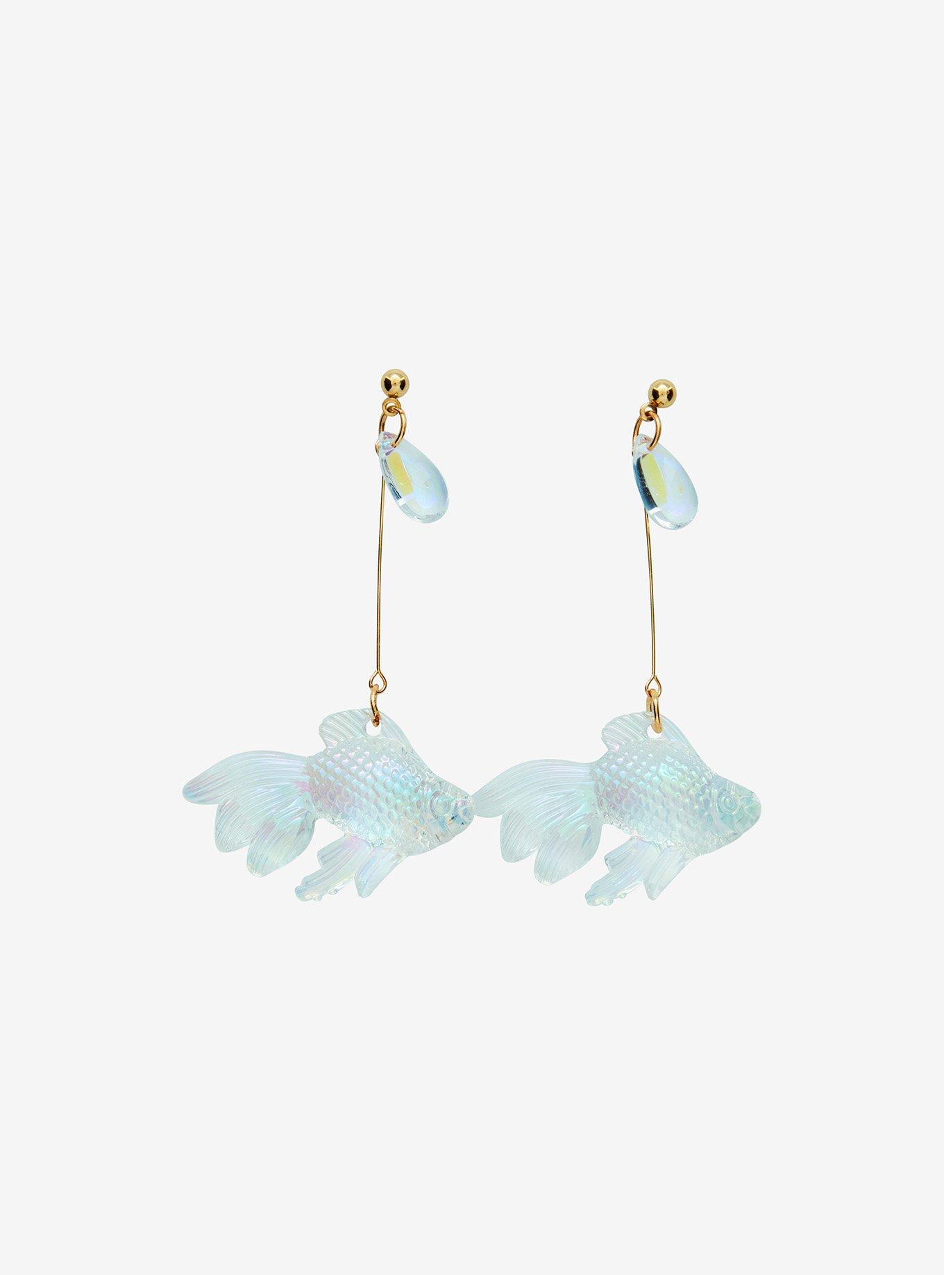 Sweet Society Opal Fish Drop Earrings, , hi-res