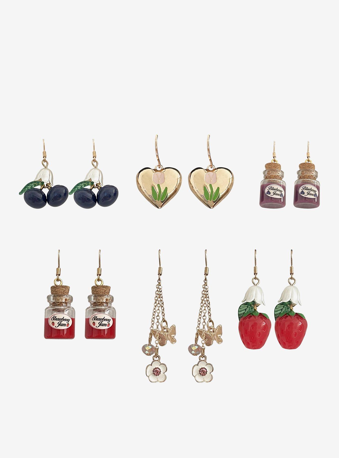 Thorn & Fable Fruit Jam Earring Set, , hi-res