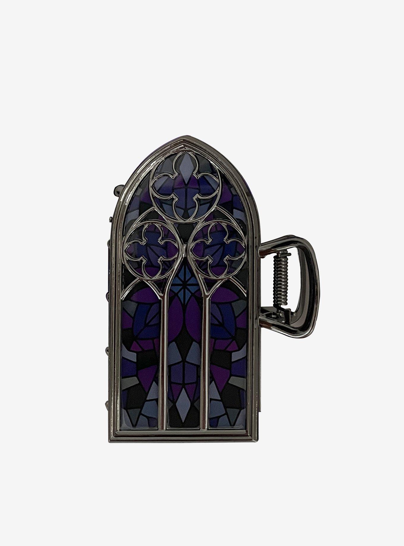 Cosmic Aura Stained Glass Window Claw Hair Clip, , hi-res