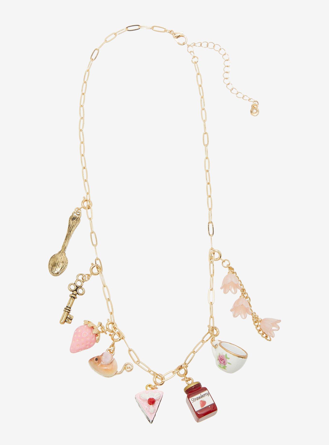 Sweet Society Tea Party Charm Necklace