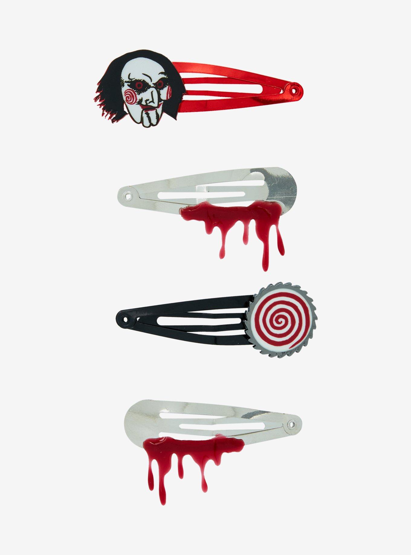 Saw Hair Clip Set, , alternate