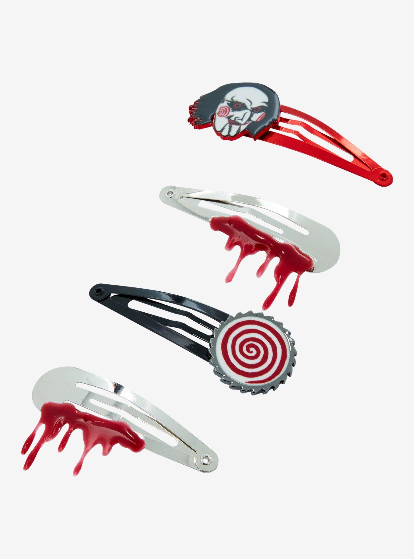 Saw Hair Clip Set, , alternate