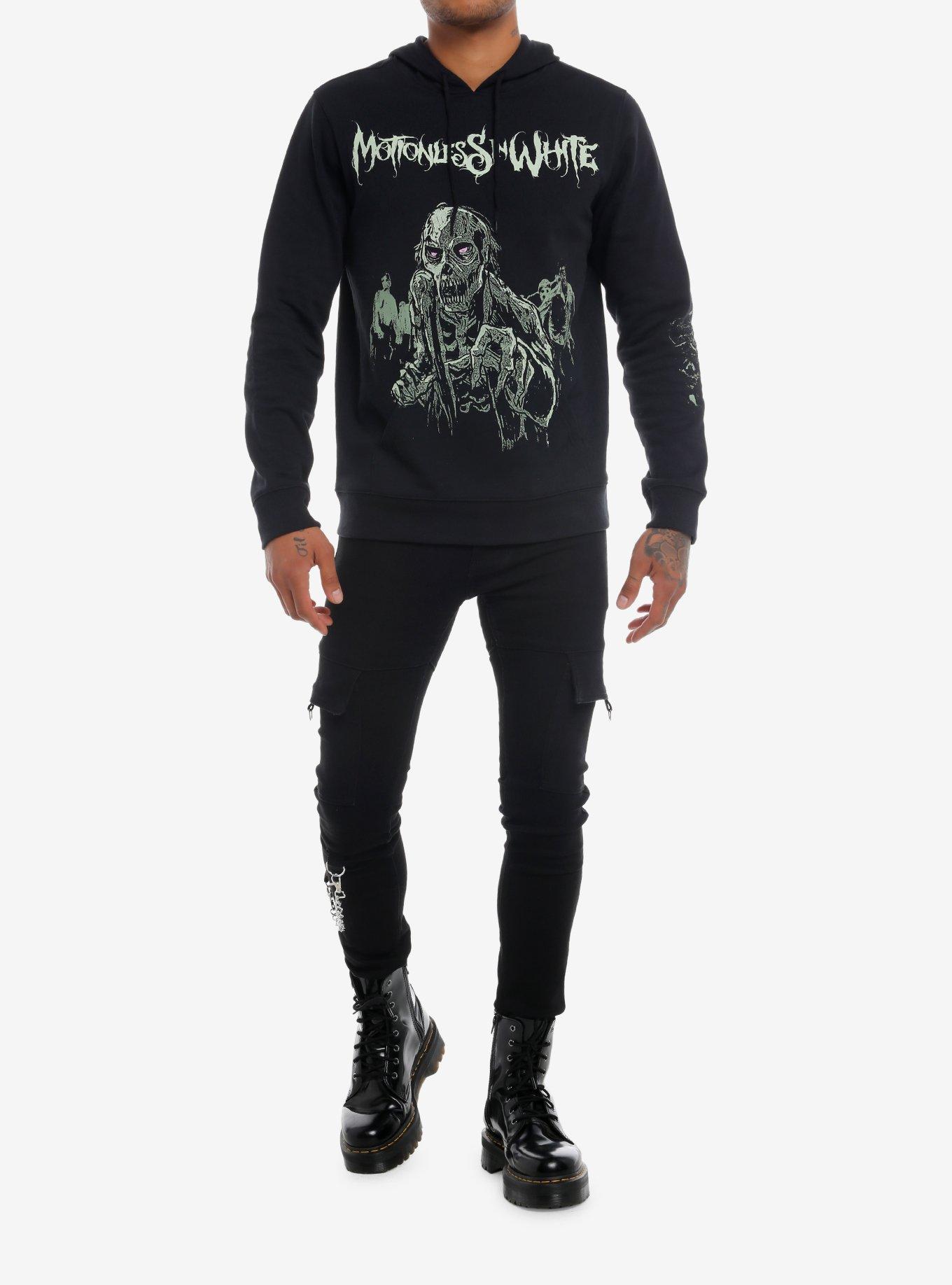Motionless In White Zombies Glow-In-The-Dark Hoodie, BLACK, alternate