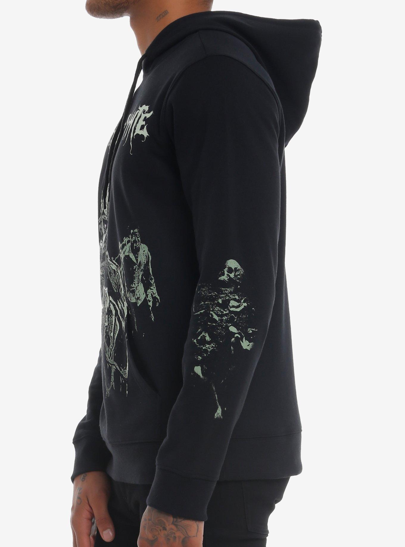 Motionless In White Zombies Glow-In-The-Dark Hoodie, BLACK, alternate