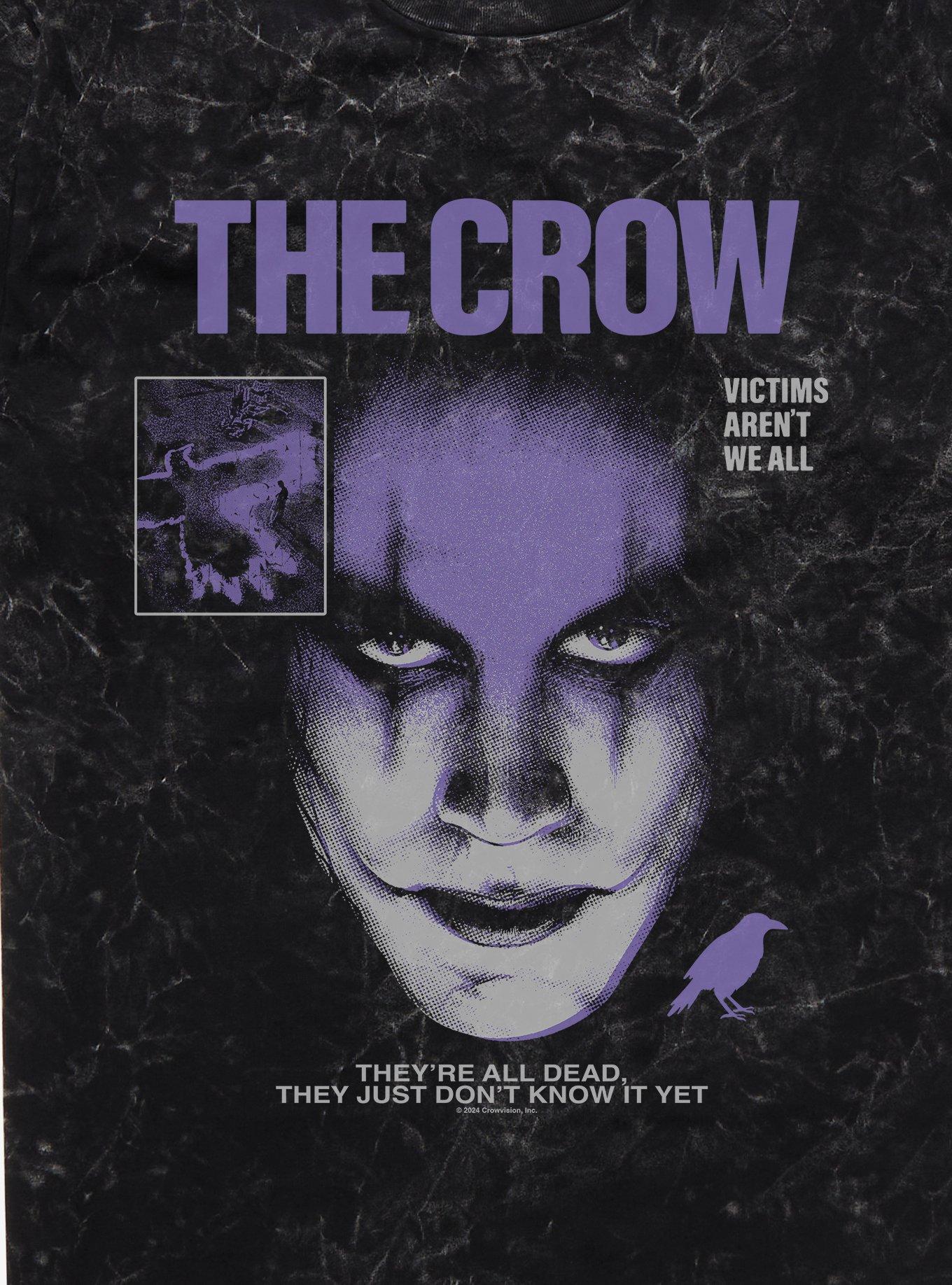 The Crow They're All Dead Mineral Wash T-Shirt, , hi-res