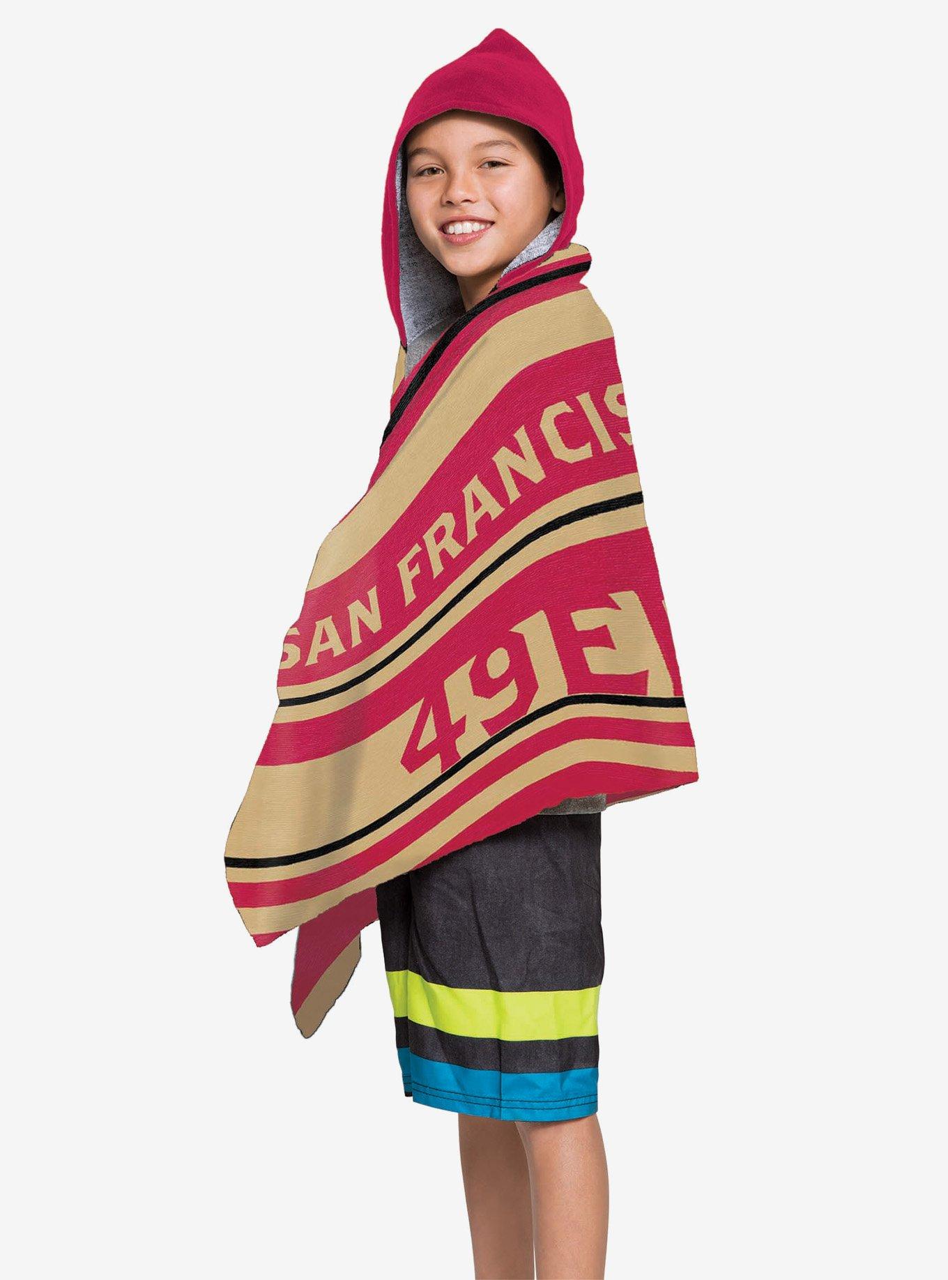NFL 49ers Juvy Hooded Towel, , hi-res