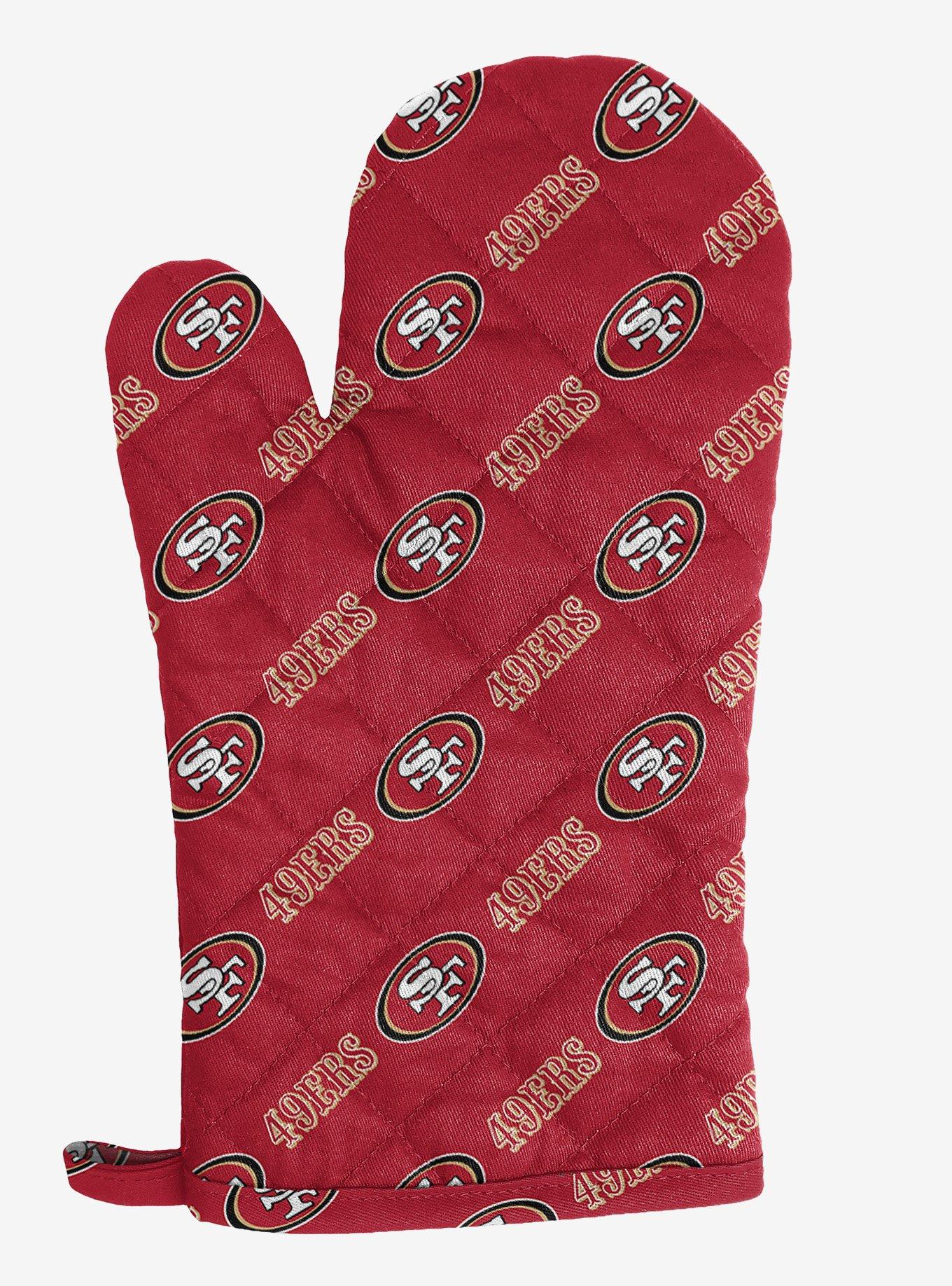 NFL 49ers Apron Mitt Hat Set, , alternate