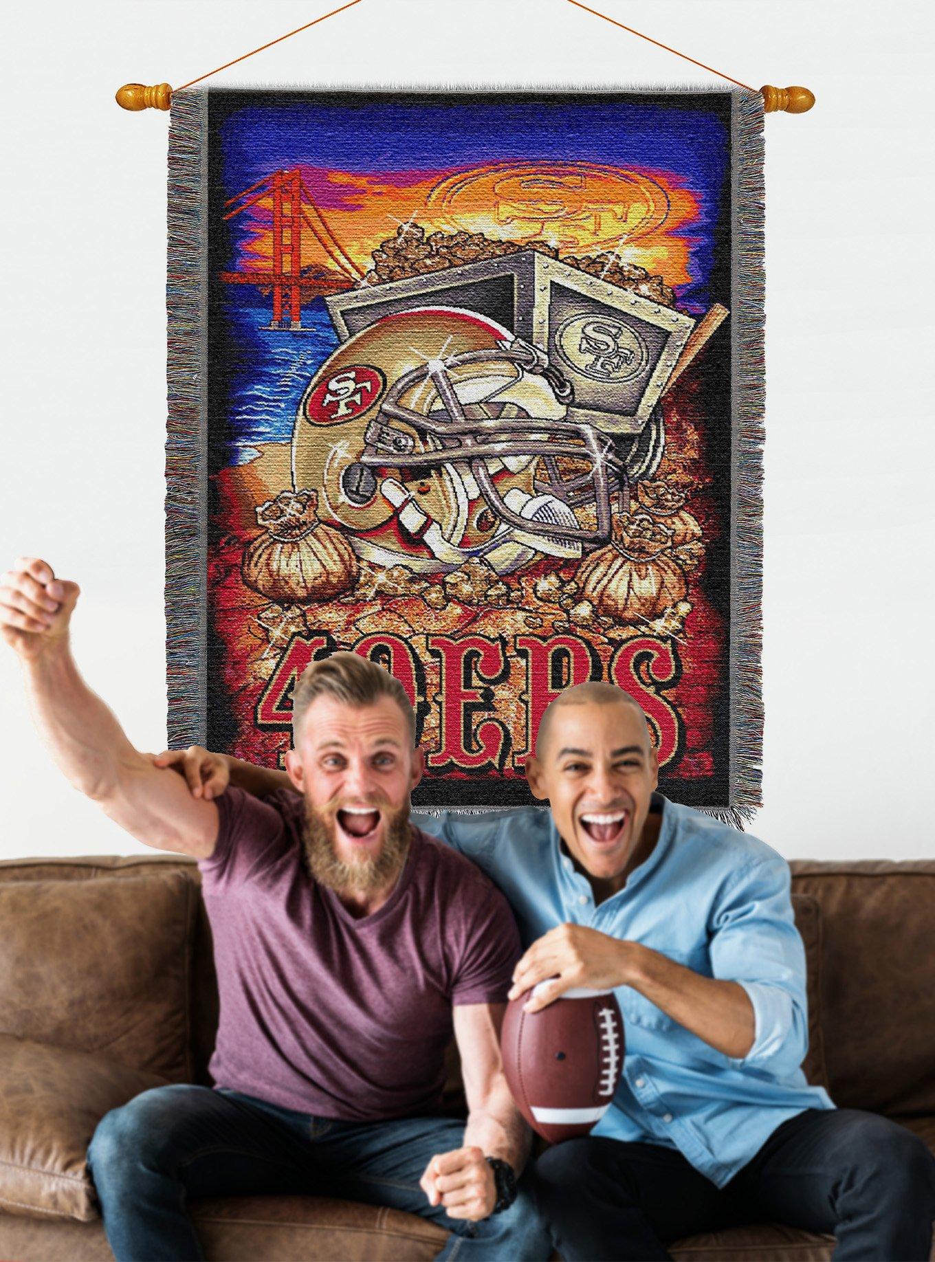 NFL 49ers Home Field Advantage Wall Tapestry, , alternate