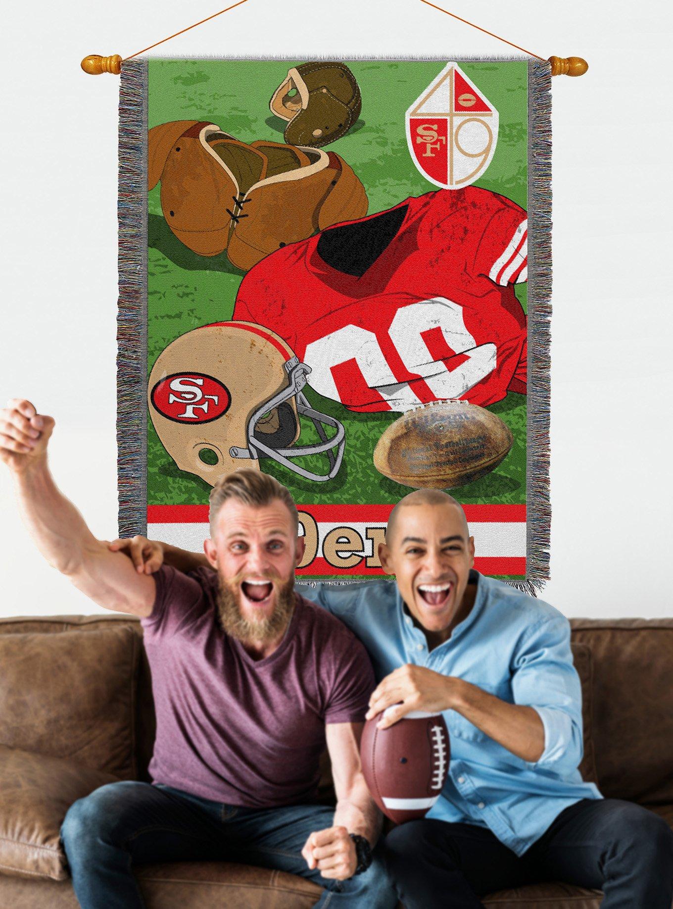 NFL San Francisco 49ers Vintage Tapestry Wall Hanging, , alternate