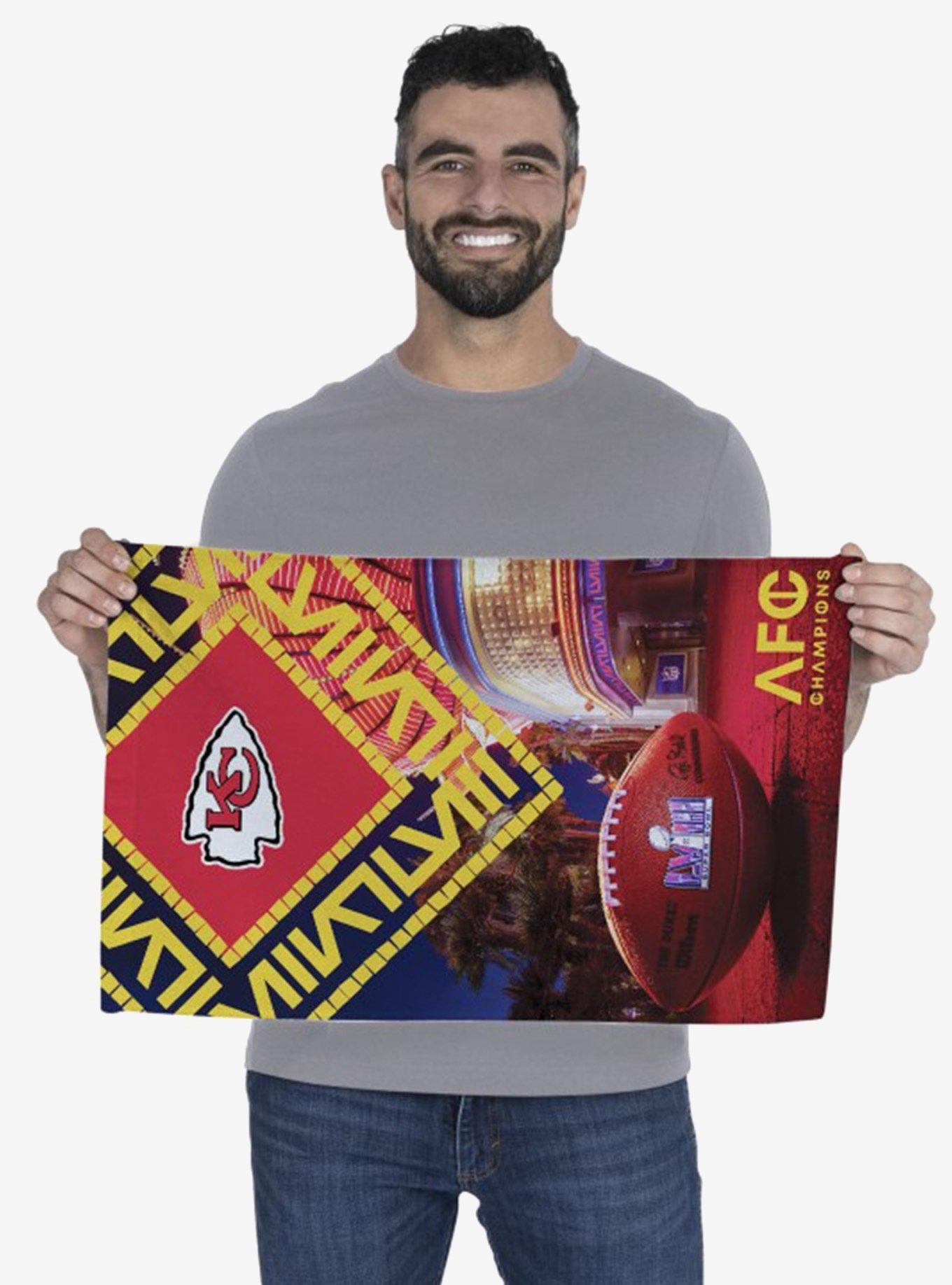 NFL Chiefs SB58 Arrival Participant Fan Towel, , hi-res