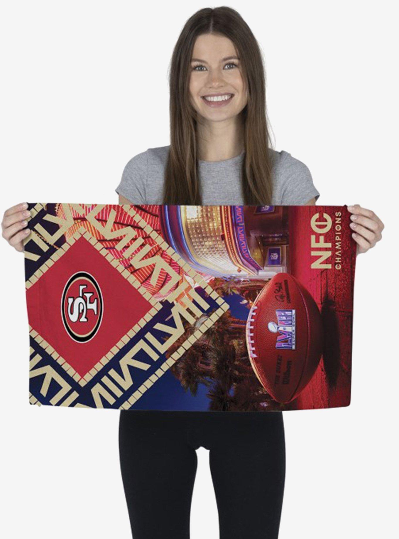 NFL 49ers SB58 Arrival Participant Fan Towel, , hi-res