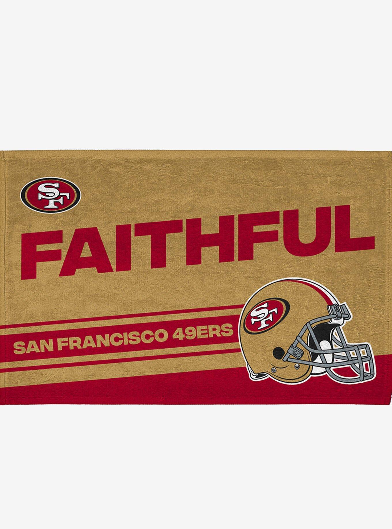 NFL 49ers Play Action Fan Towel, , hi-res