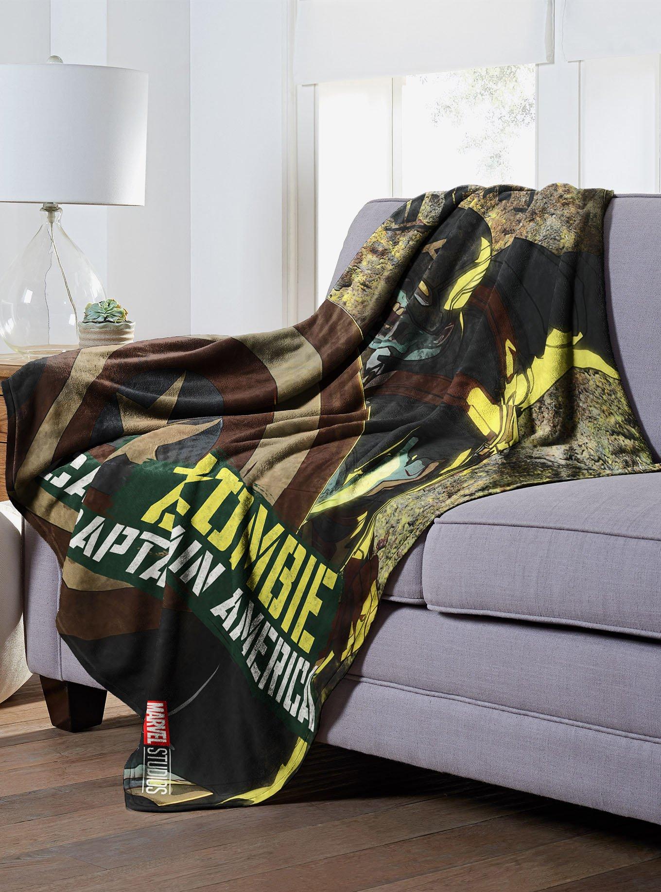 Marvel What If...? Captain Undead Silk Touch Throw Blanket, , alternate